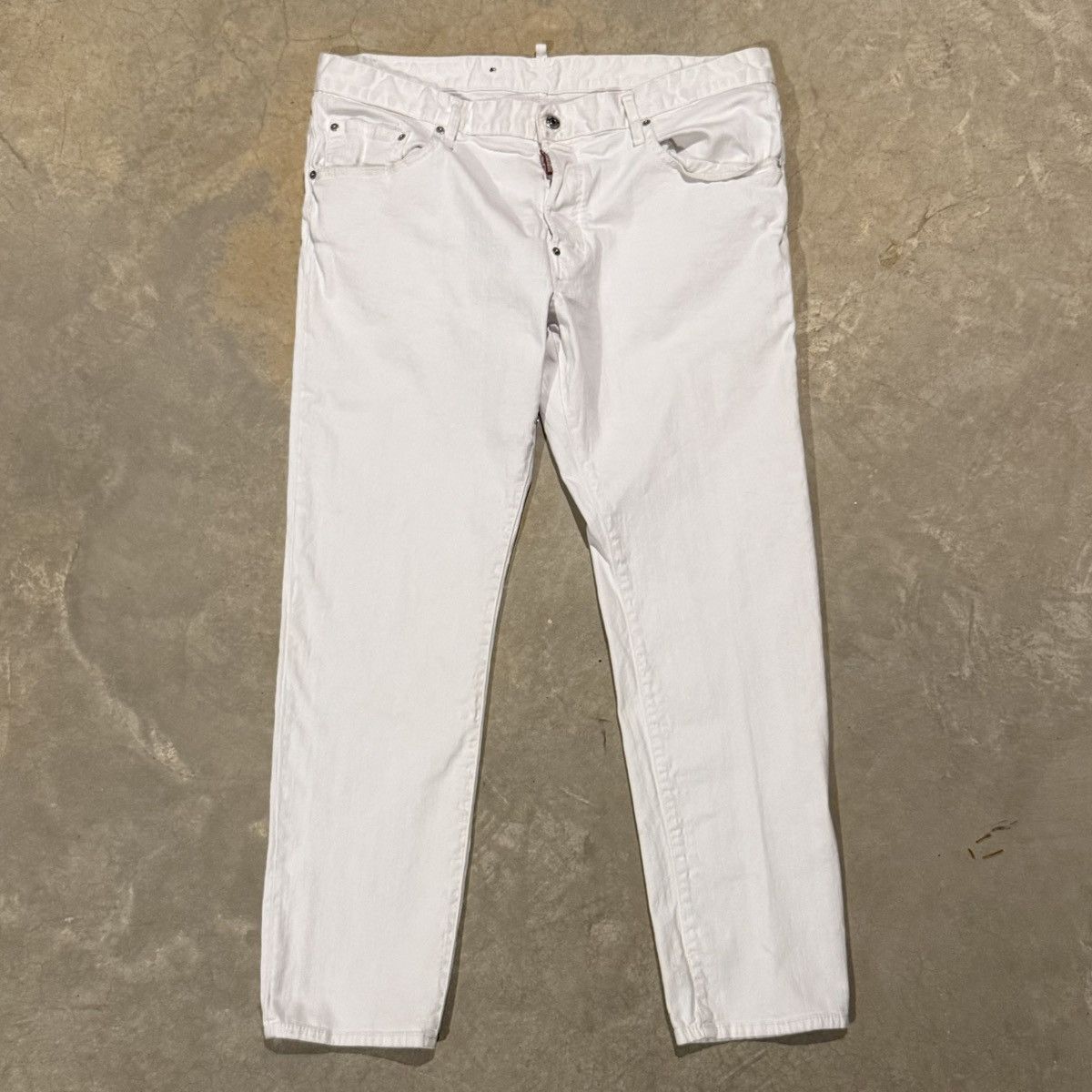 Dsquared2 Dsquared2 White Bull Cool Guy Logo Denim Jeans Size US 40 / EU 56 - 1 Thumbnail