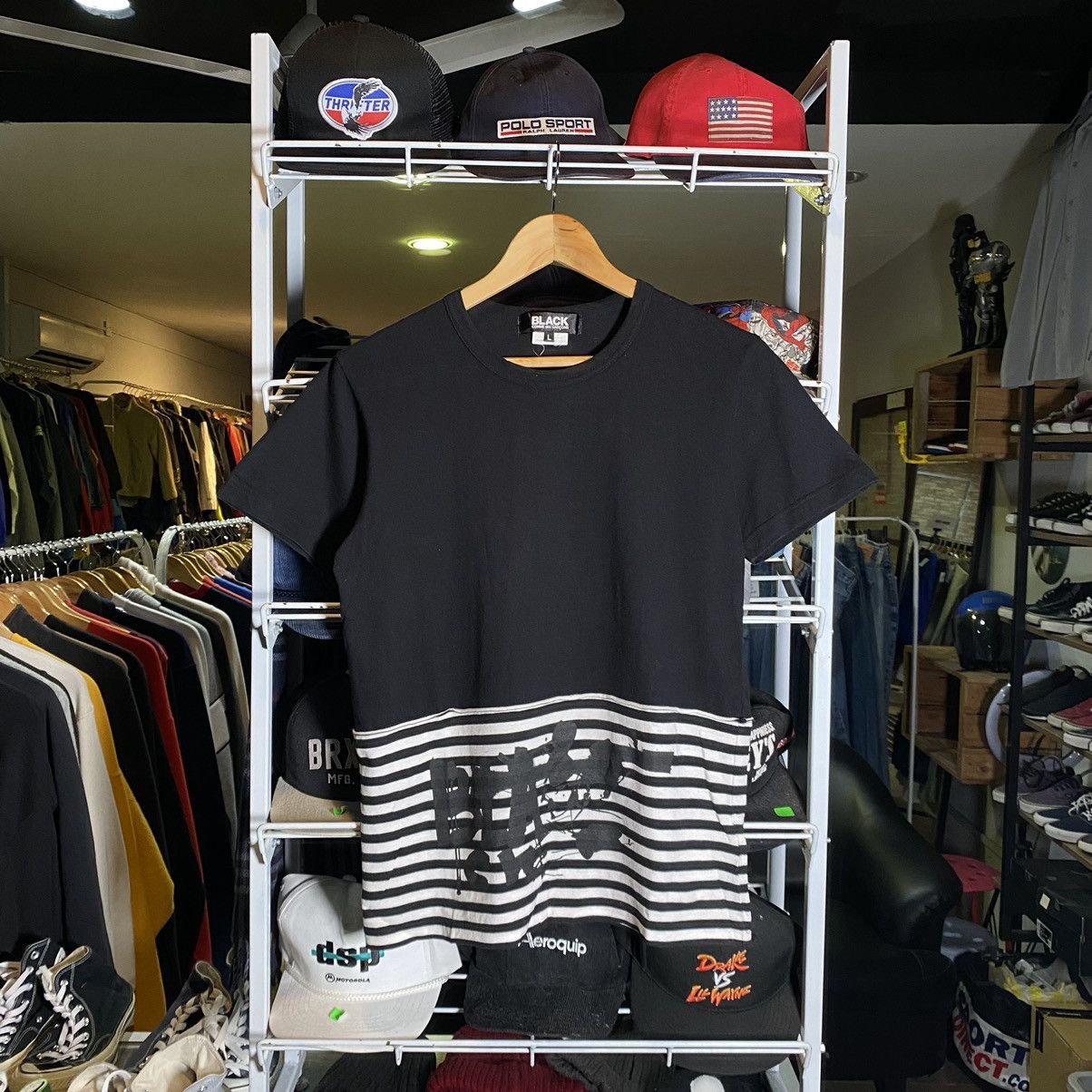 Comme des Garcons Black AD2011 Black Comme des Garcons tee Size US M / EU 48-50 / 2 - 1 Thumbnail