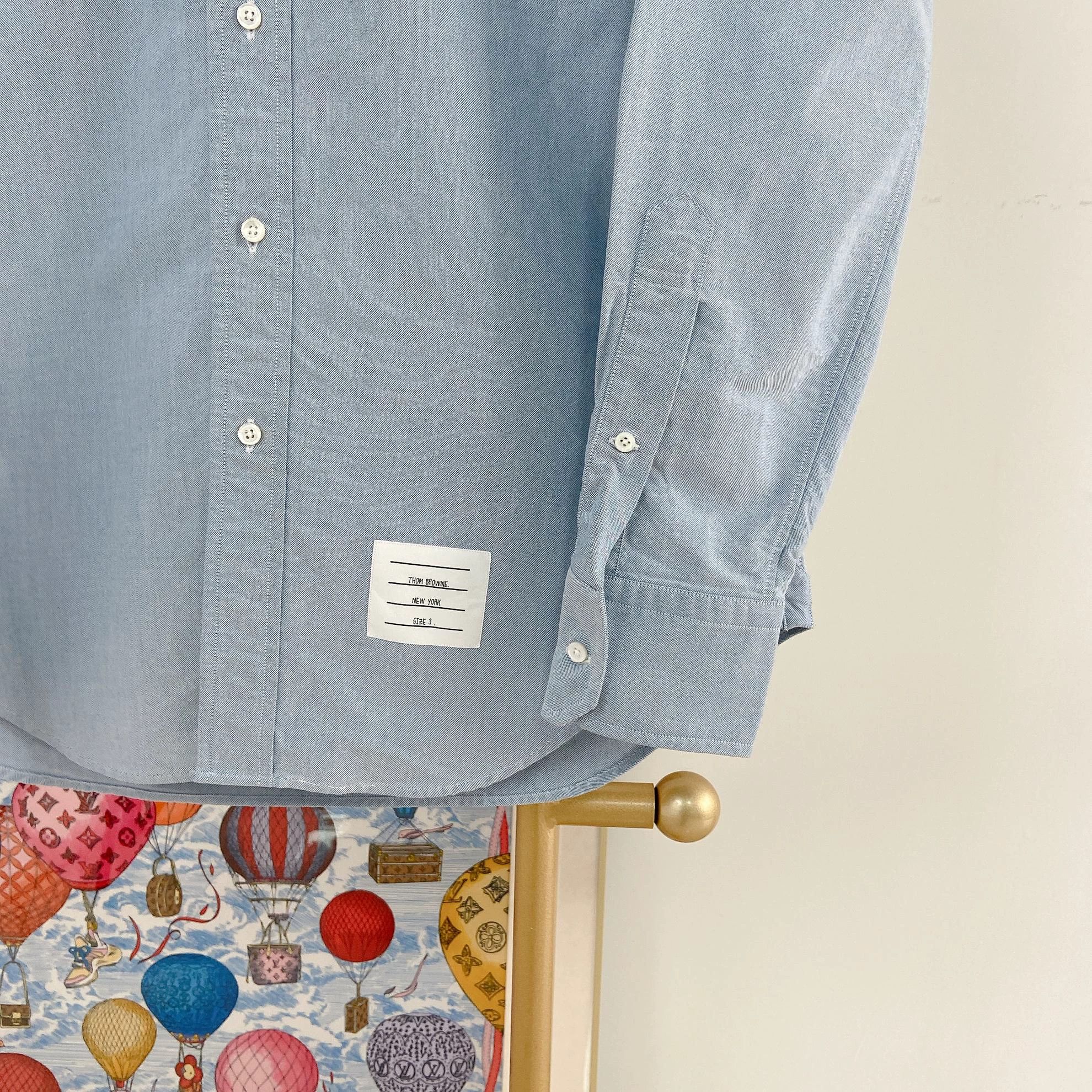 Thom Browne Thom Browne blue shirt 3 new with tags Size US M / EU 48-50 / 2 - 5 Thumbnail