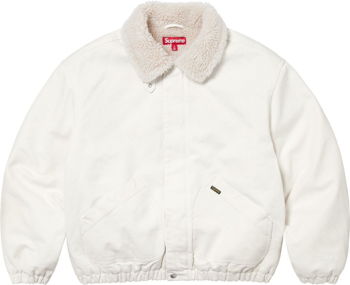Supreme Supreme Faux Shearling Lined Bomber Jacket Size US XL / EU 56 / 4 - 1 Thumbnail