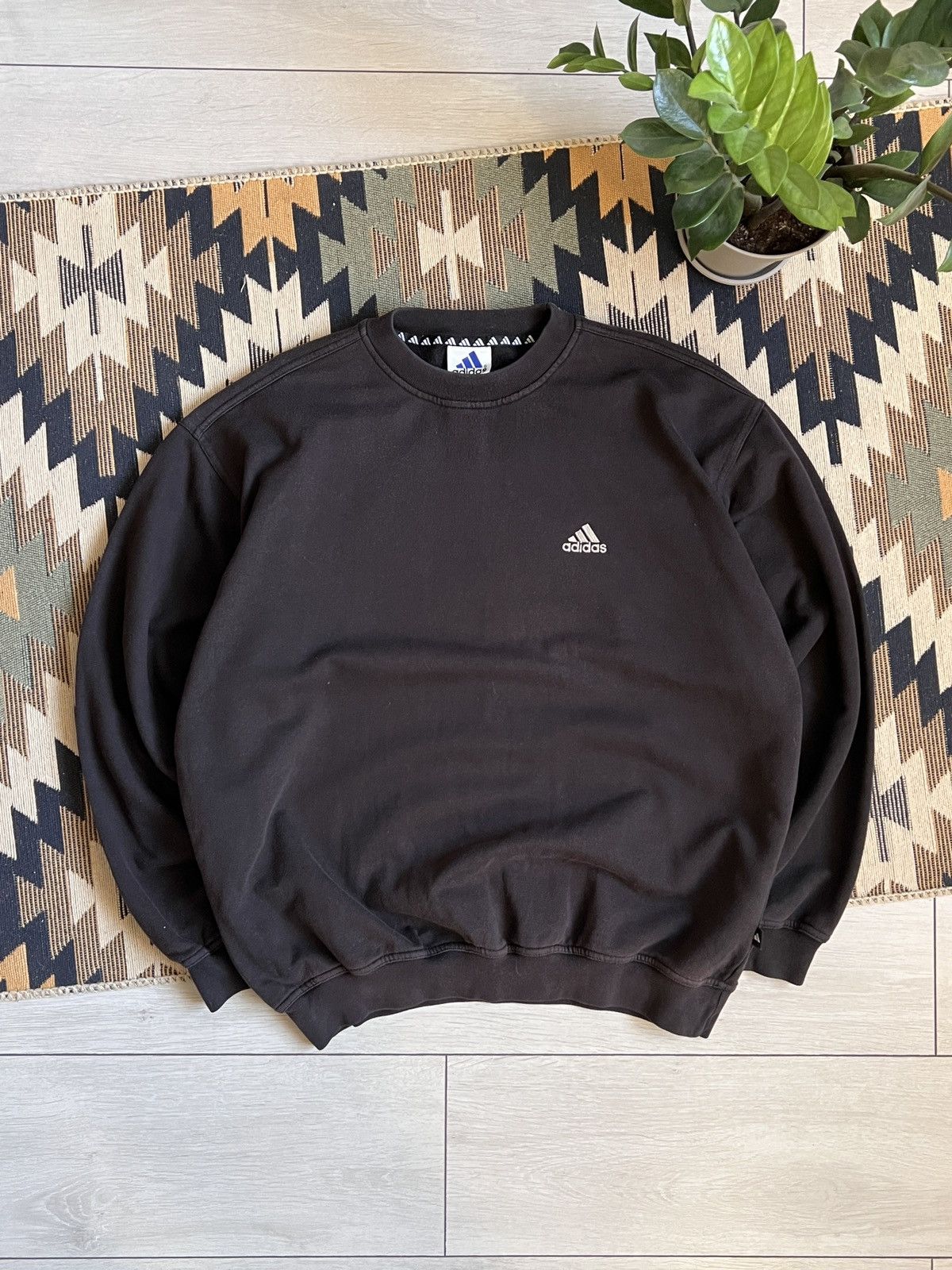 Adidas Streetwear Vintage Adidas Vintage Brown Sweatshirt Grailed