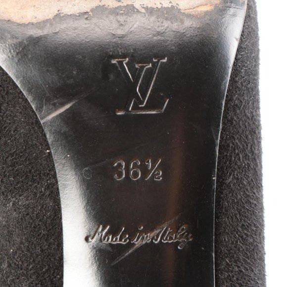 Louis Vuitton Louis Vuitton Stretch Suede Knee-High Boots with Bow Accents Size US 6.5 / IT 36.5 - 5 Thumbnail