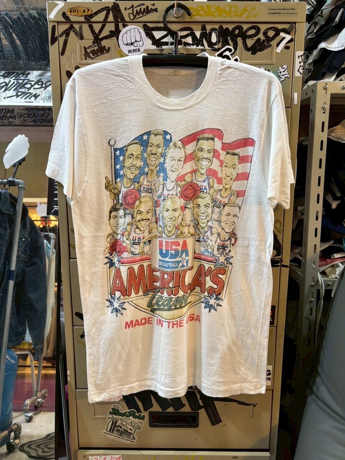 Vintage America Team T shirt 80’s Size US L / EU 52-54 / 3 - 1 Thumbnail