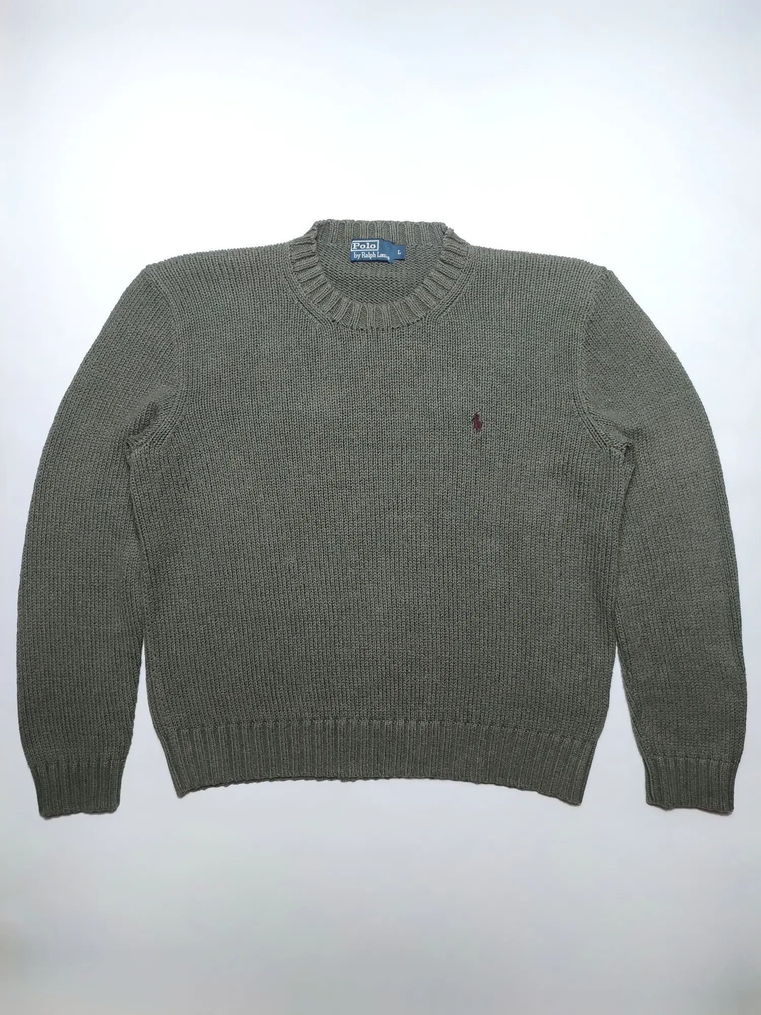 Polo Ralph Lauren Polo Ralph Knit Army Green Sweater Size US L / EU 52-54 / 3 - 9 Thumbnail
