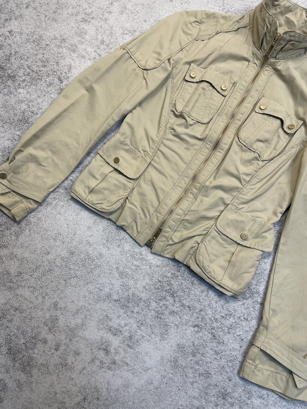 Moncler Vintage Women's Moncler Lightweight Jacket Beige Size S / US 4 / IT 40 - 5 Thumbnail