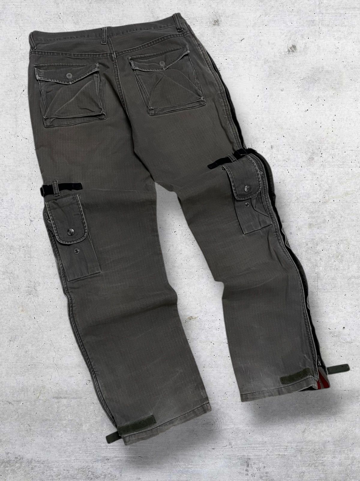 PPFM VINTAGE PPFM JAPAN DESIGNER 90S RARE UTILITY CARGO PANT Size US 30 / EU 46 - 11 Thumbnail