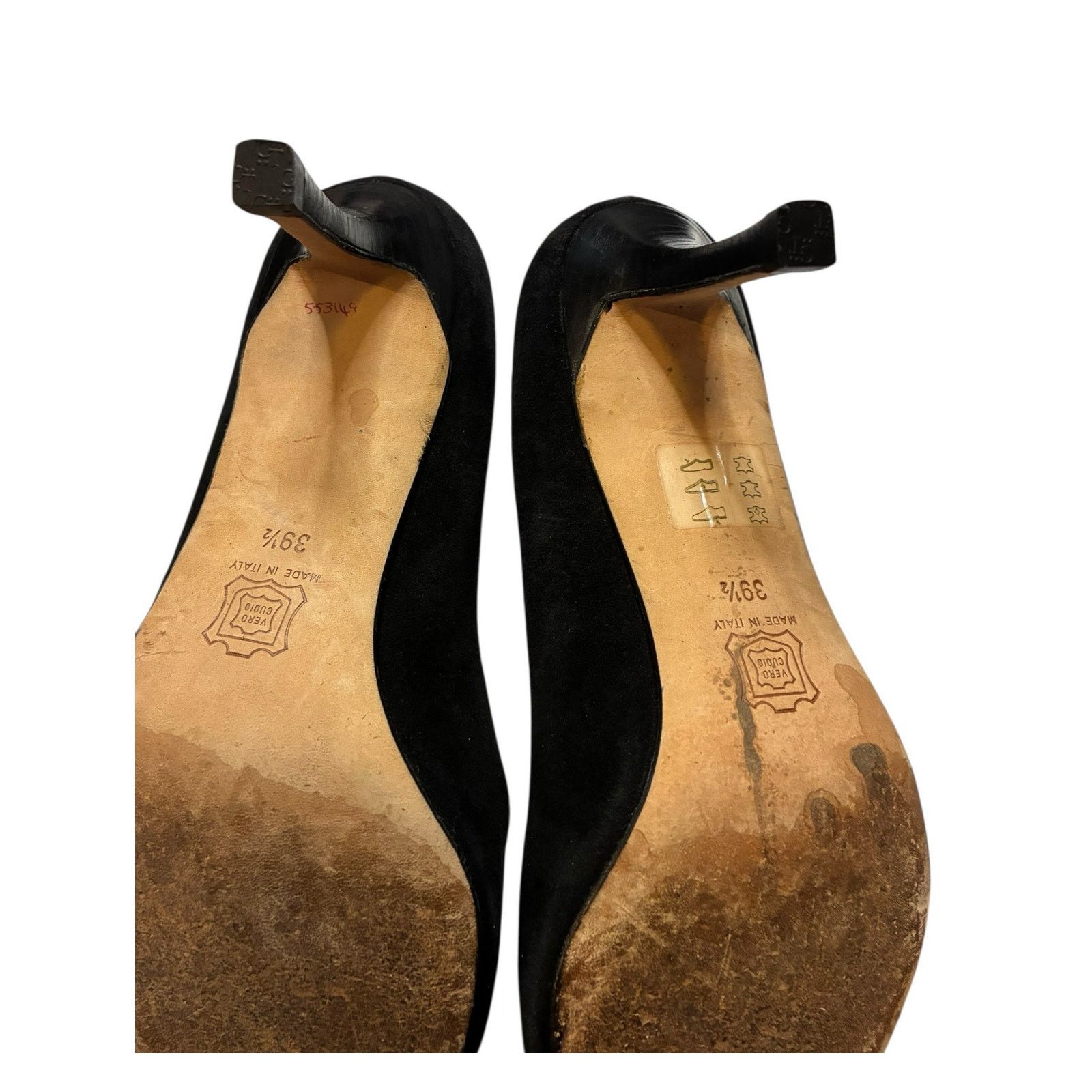 Gianni Valentino Gianni Milanesi Black Suede Pointed Pumps EU 39.5 Italy Size US 9 / IT 39 - 11 Thumbnail