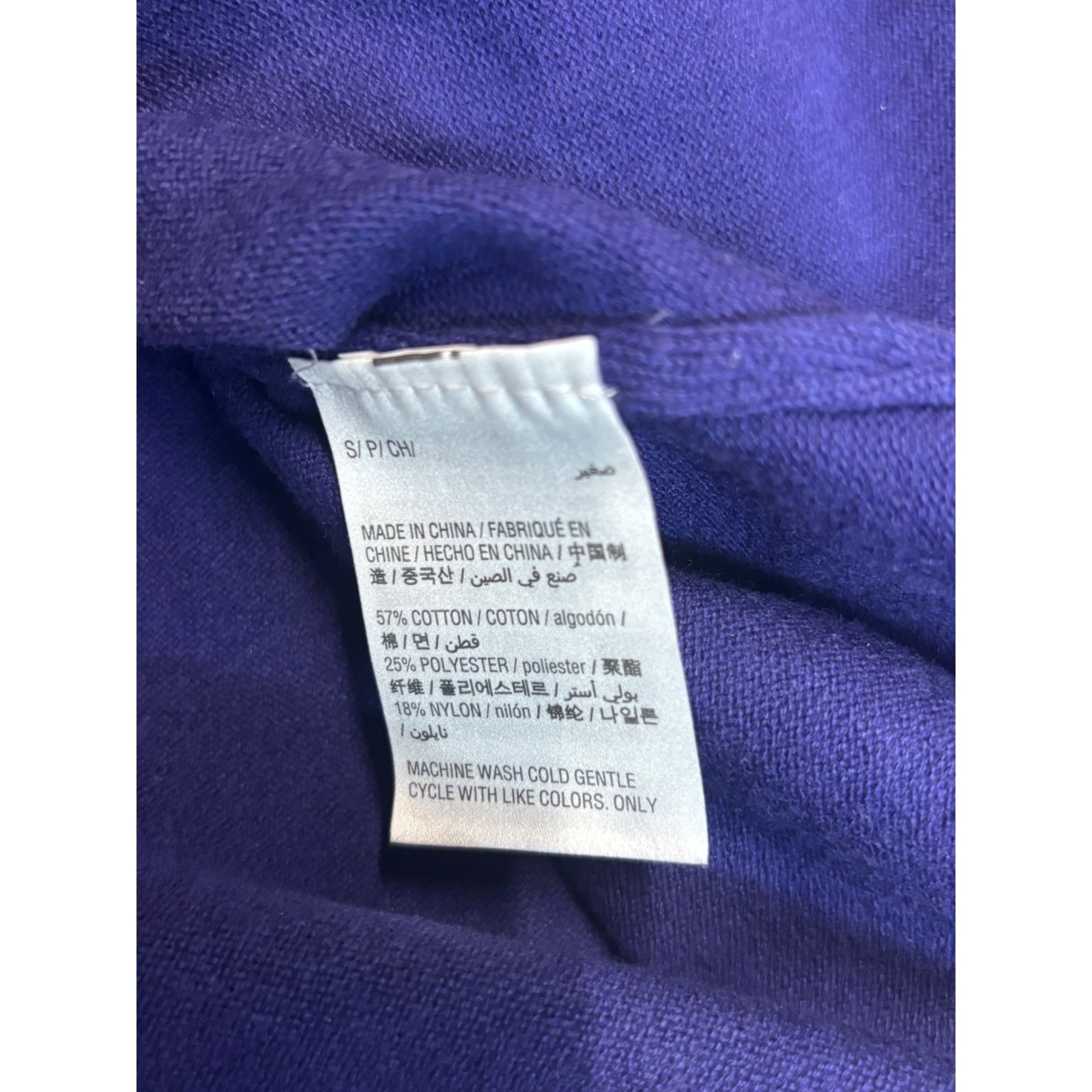 Other Style & Co Pleated-Sleeve Tunic Sweater, Midnight Iris, S Size S / US 4 / IT 40 - 7 Thumbnail