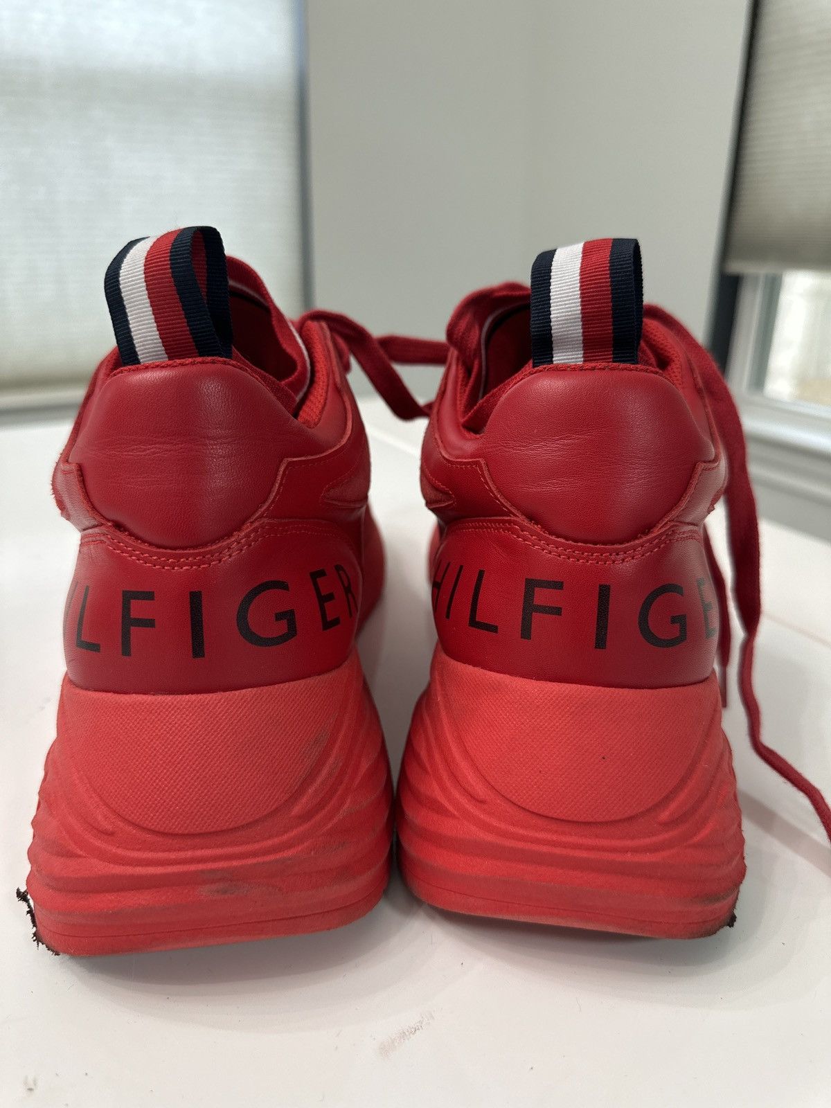 Tommy Hilfiger Hilfiger Collection Chunky Men Sneakers Red Size US 11 / EU 44 - 5 Thumbnail