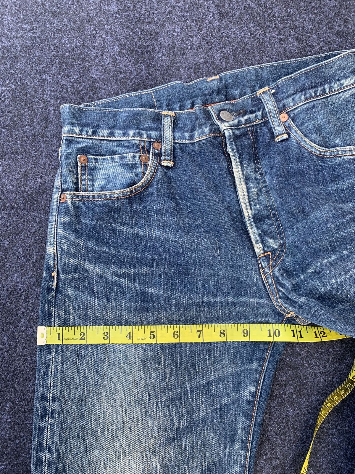 45rpm 45rpm Studio Japan Indigo Selvedge Denim Jeans US 29 Size US 29 - 4 Thumbnail