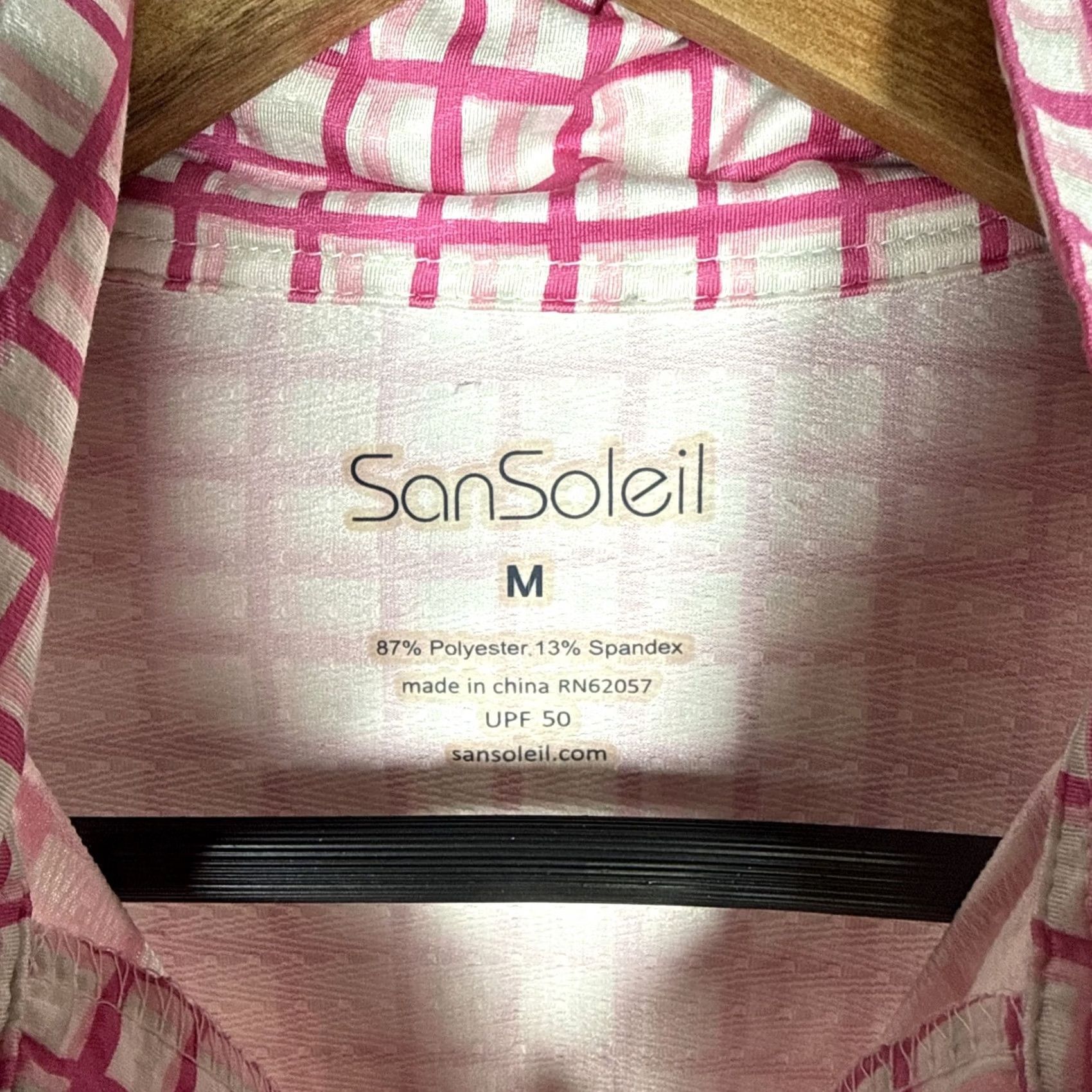 Pinko San Soleil golf Pullover Pink Polyester Half Zip Womens Size M Size M / US 6-8 / IT 42-44 - 3 Thumbnail