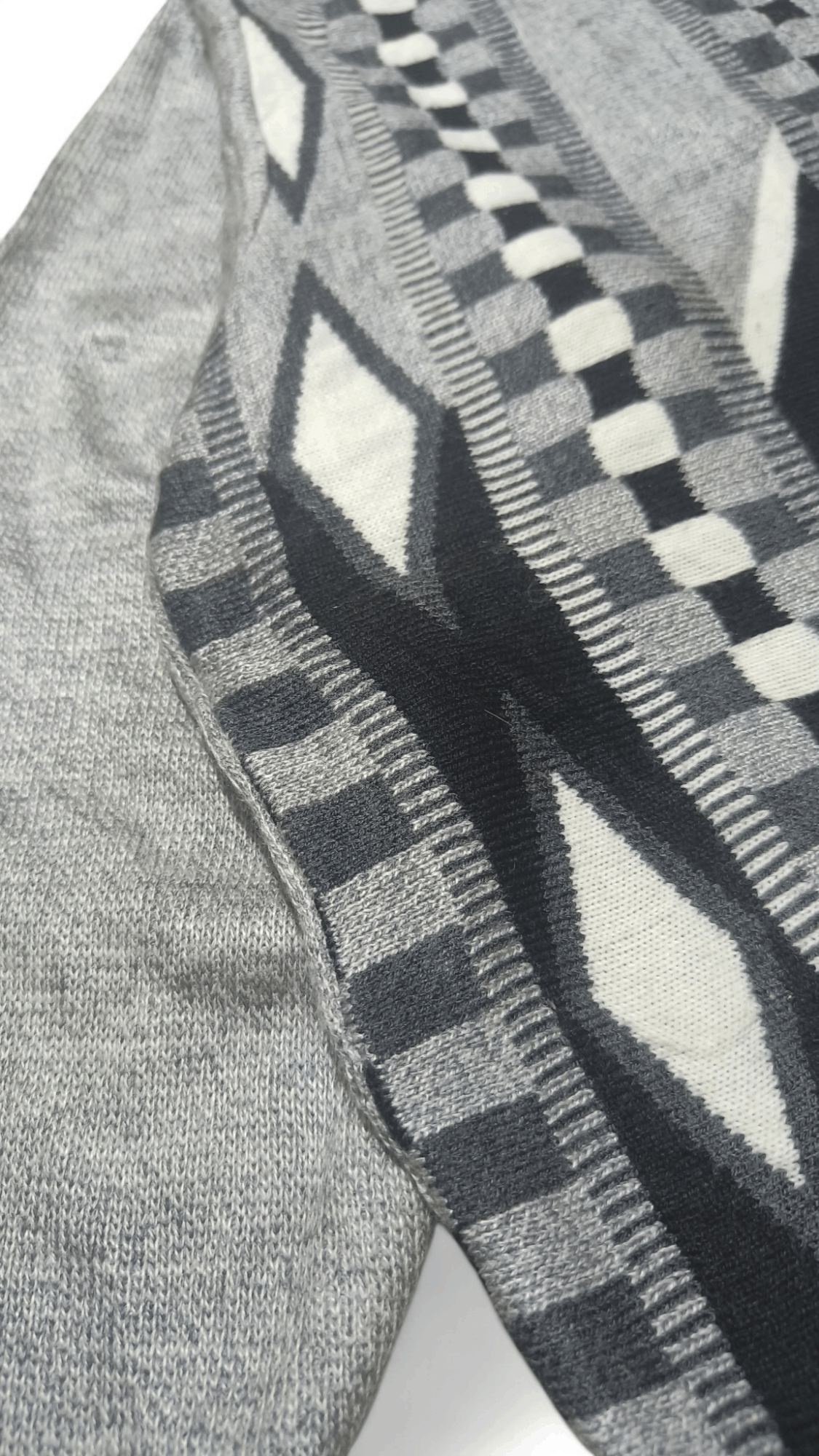 Other Vintage 90s SONNE Ethnic Striped Motifs Pattern Knit Sweater Size US L / EU 52-54 / 3 - 6 Thumbnail
