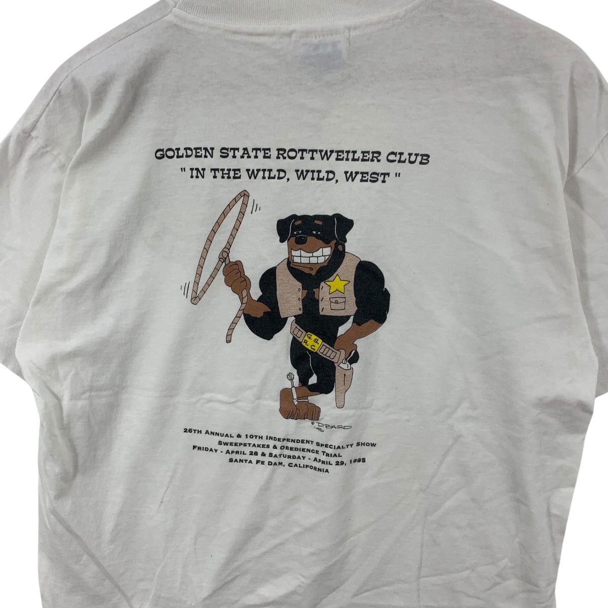 Vintage Vintage GOLDEN STATE ROTTWEILER Club D. Baird Tee Shirt Top Size US M / EU 48-50 / 2 - 8 Thumbnail