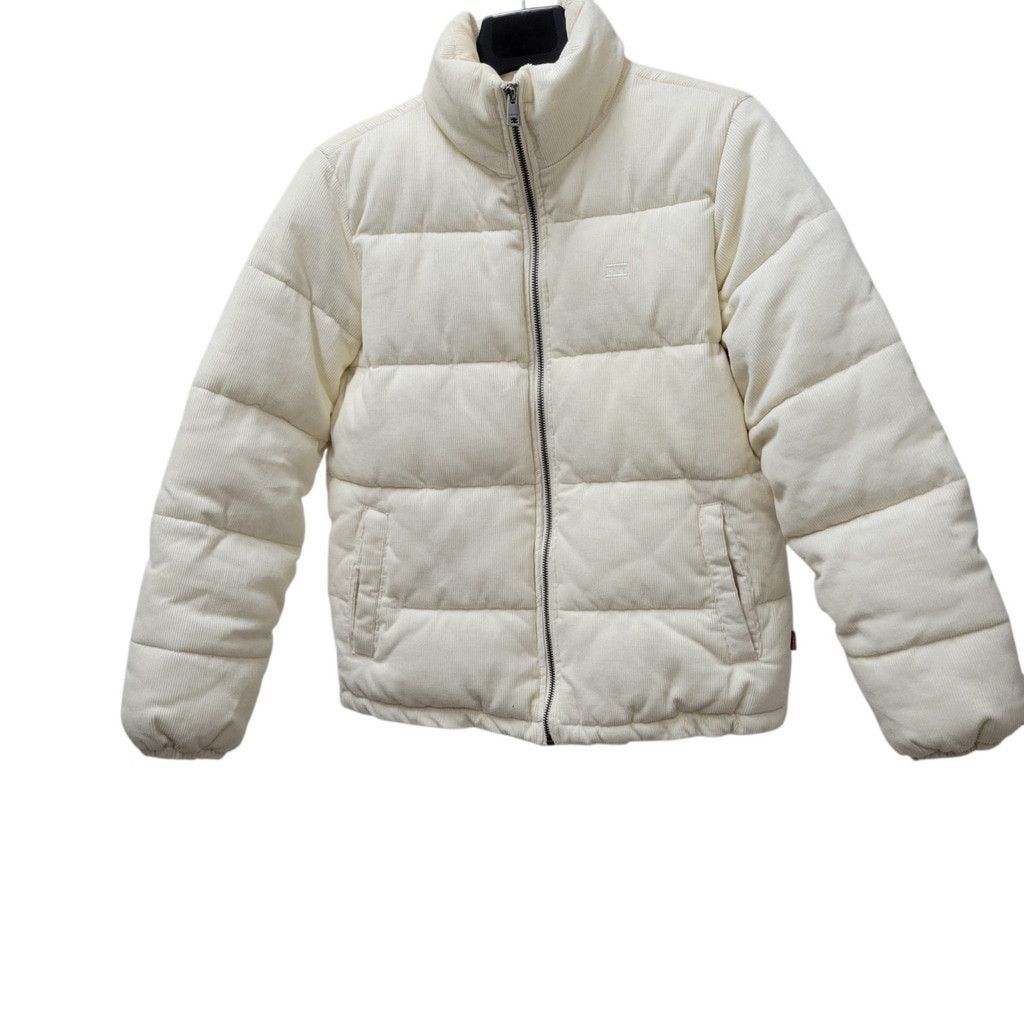 Levi's Levi's Women's High-Neck Full-Zip Corduroy Beige Jacket XS Size XS / US 0-2 / IT 36-38 - 5 Thumbnail