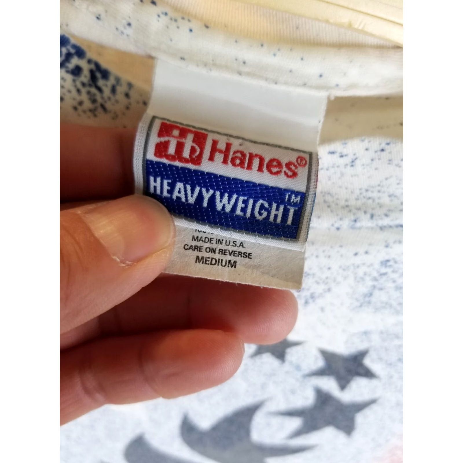 Hanes VINTAGE 96' ATLANTA OLYMPIC USA FLAG SINGLE STITCH HANES COTTON T-SHIRT SZ M Mens Size US M / EU 48-50 / 2 - 5 Thumbnail