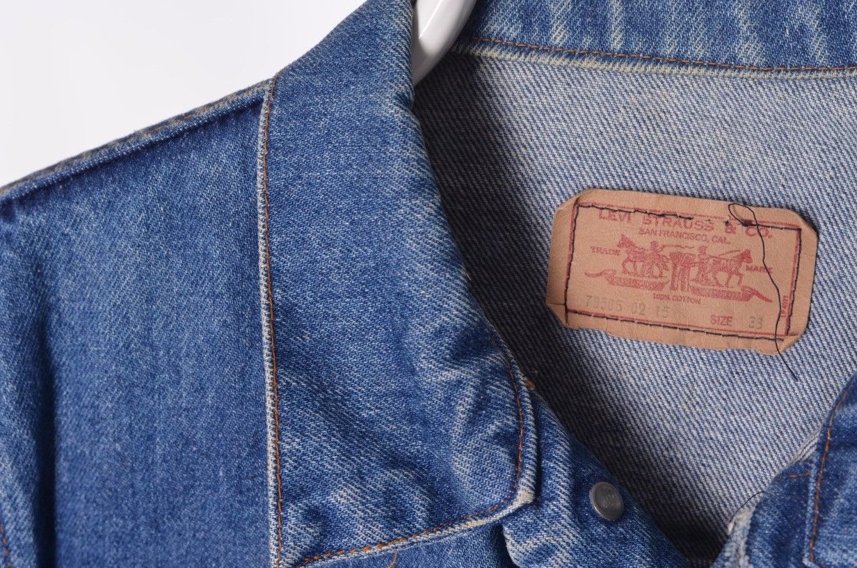 Levi's Vintage 80’s Levis Men’s 70506-0215 Denim Trucker Jacket Size US S / EU 44-46 / 1 - 4 Thumbnail