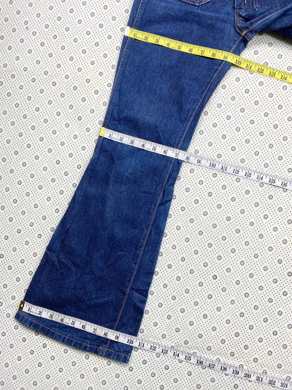 Big John × Vintage Vintage Rockabilly Flare Denim Pant By Big John Size US 28 / EU 44 - 8 Thumbnail