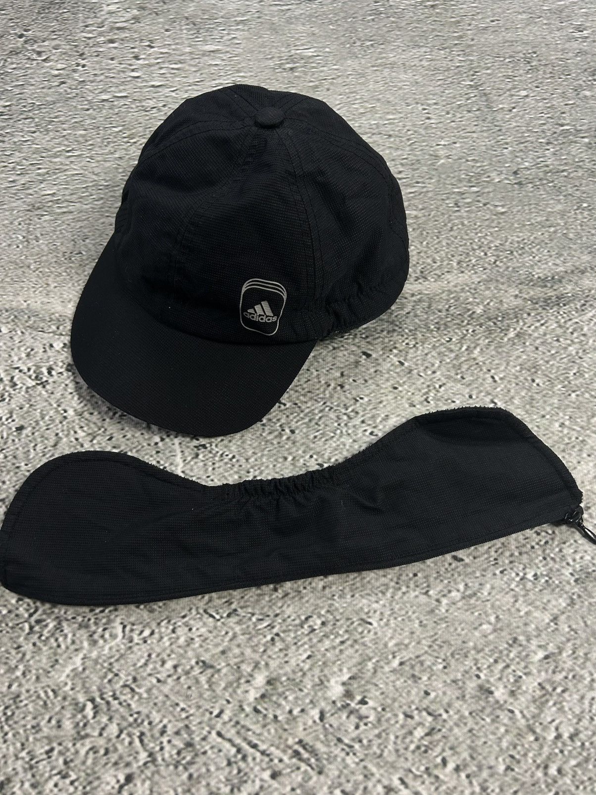 Adidas × Vintage Adidas vintage trooper hat ushanka navy black Y2K cap Size ONE SIZE - 7 Thumbnail