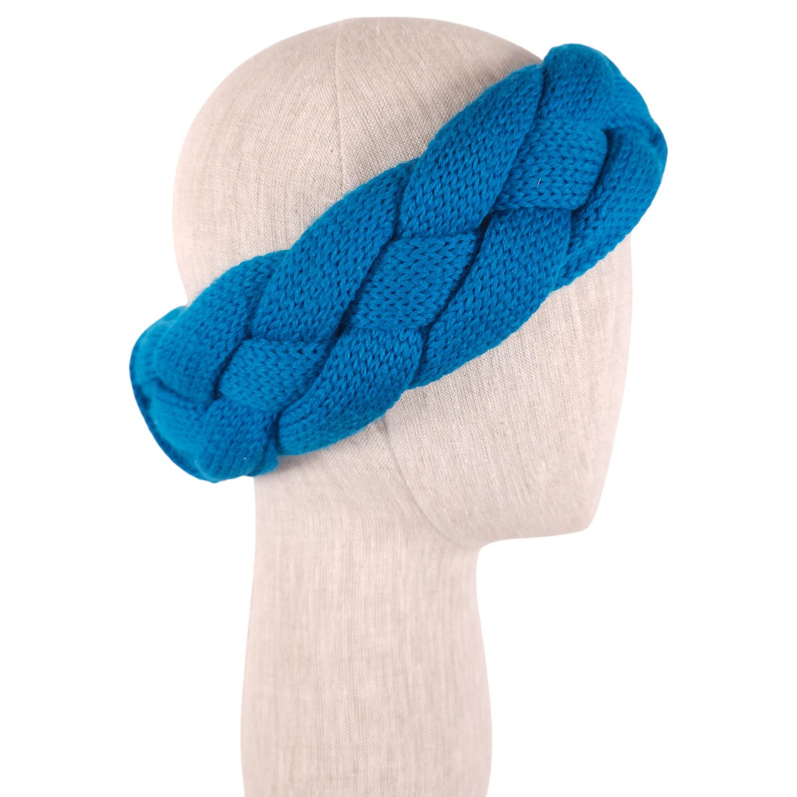 Meister Vintage Meister Braided Chunky Headband Ear Warmer Blue Size ONE SIZE - 4 Thumbnail