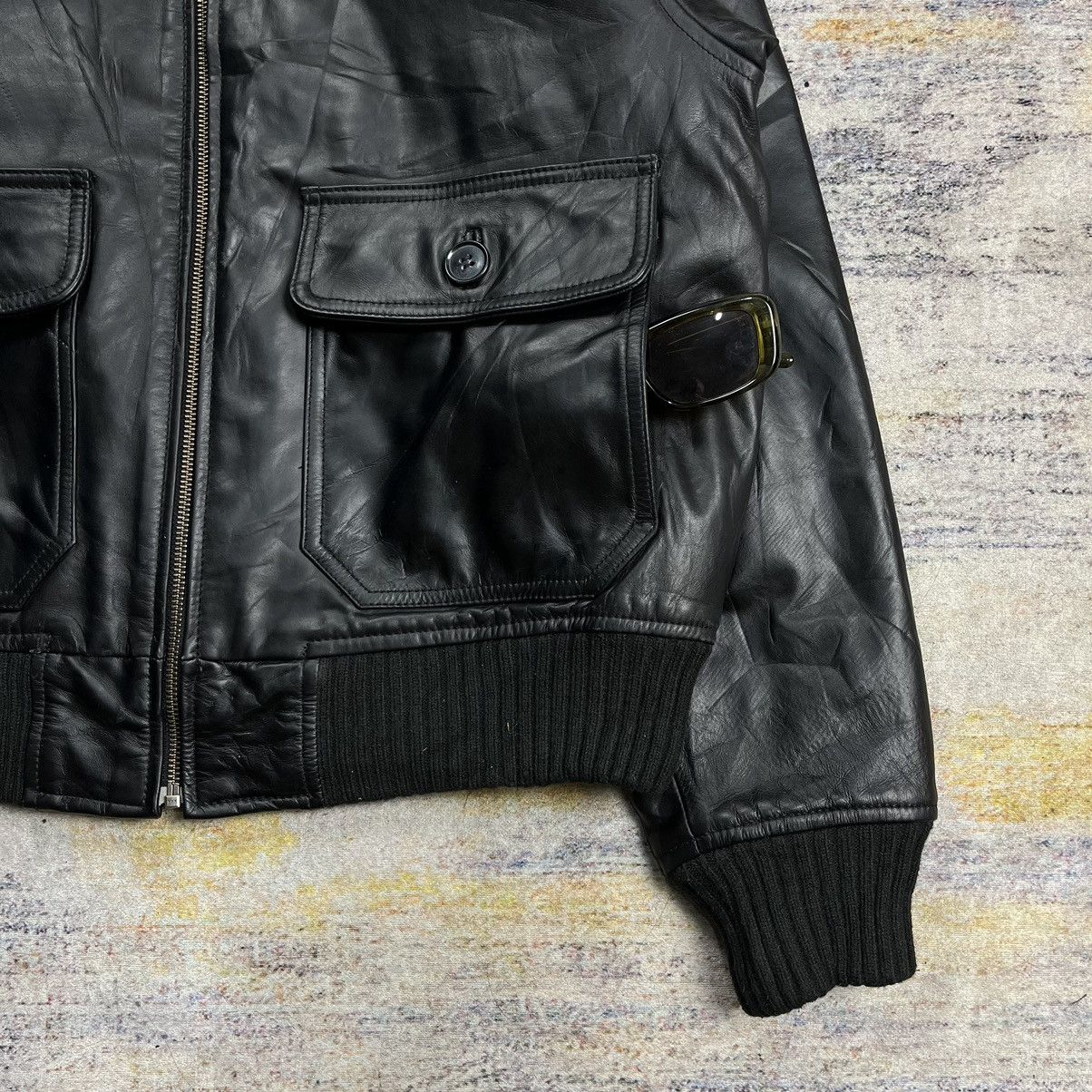 Other Liugoo leather horsehide G-1 flight jacket Size US L / EU 52-54 / 3 - 5 Thumbnail