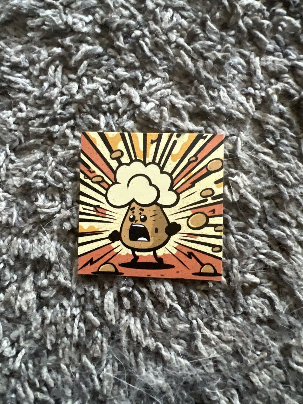 Hypebeast Erupting Potato Sticker Size ONE SIZE - 1 Thumbnail