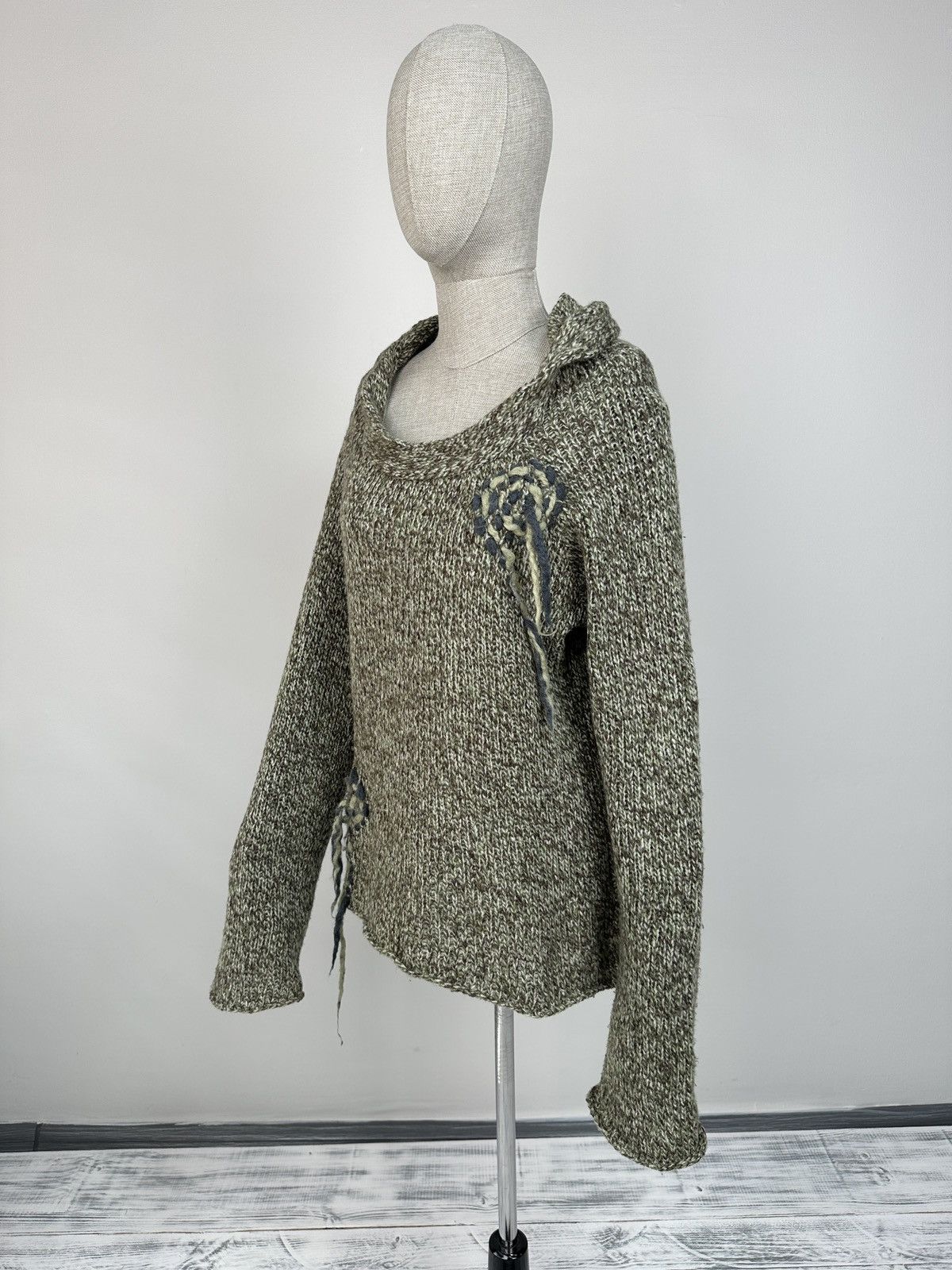 Other HINDAHL & SKUDELNY Avant Garde Grunge Chunky Sweater size S Size S / US 4 / IT 40 - 3 Thumbnail