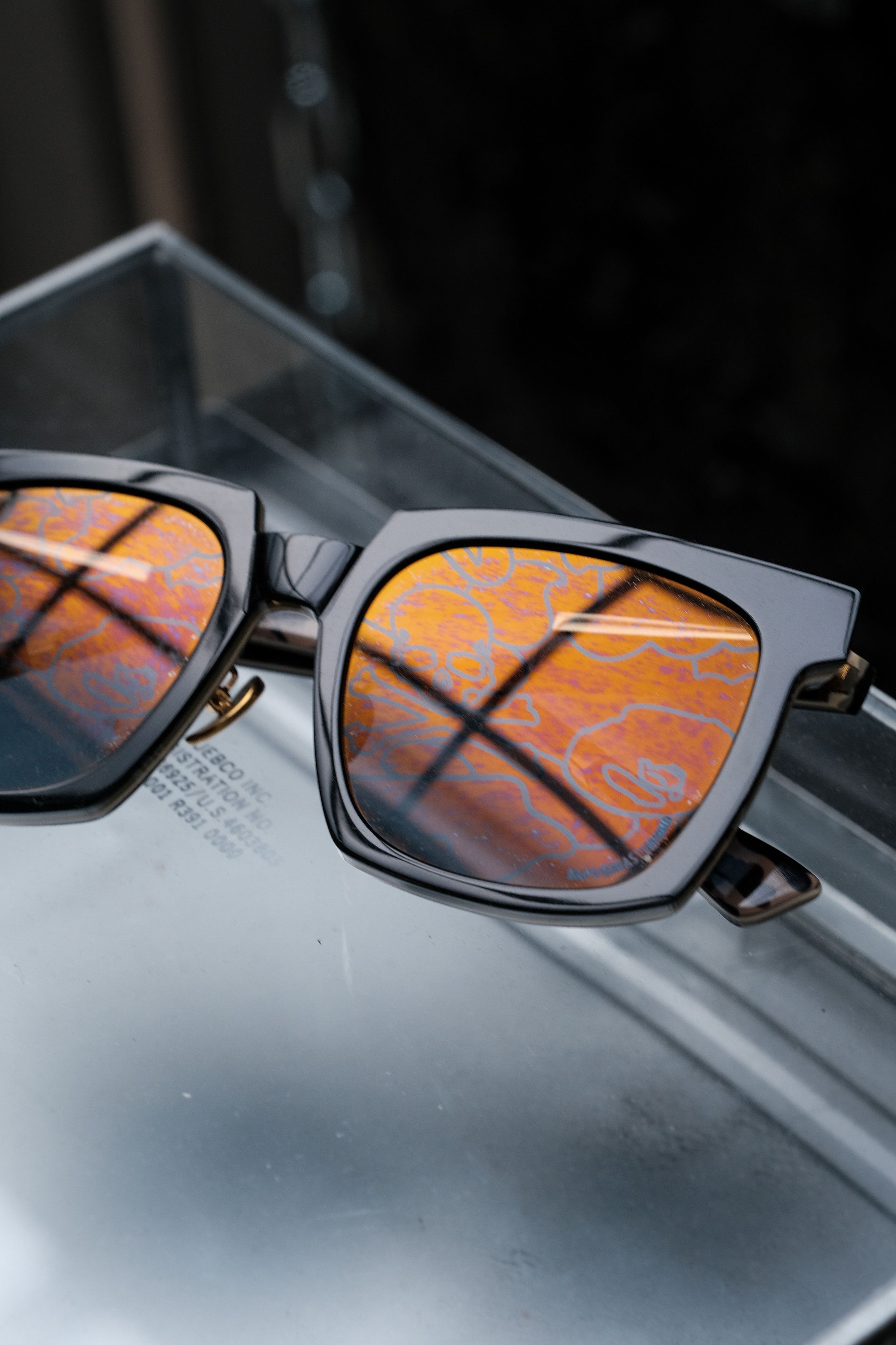 Bape × Mastermind Japan A BATHING APE × mastermind JAPAN BMJ002 Sunglasses Size ONE SIZE - 9 Thumbnail