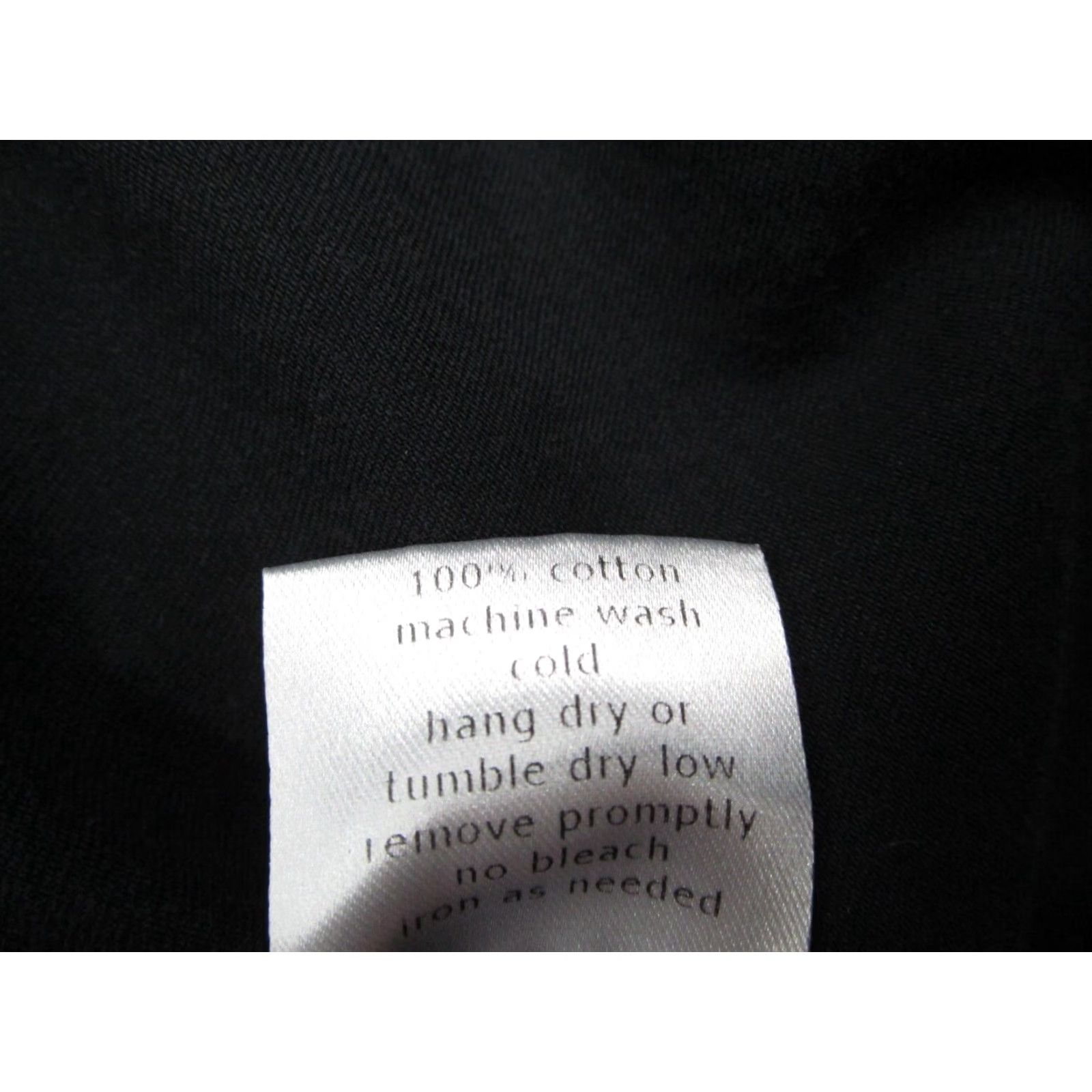 Vintage Teddy Stratford Button-Up Shirt Mens Black Cotton Long Sleeve Zip Up Regular Fit Size US XXS / EU 40 - 5 Thumbnail