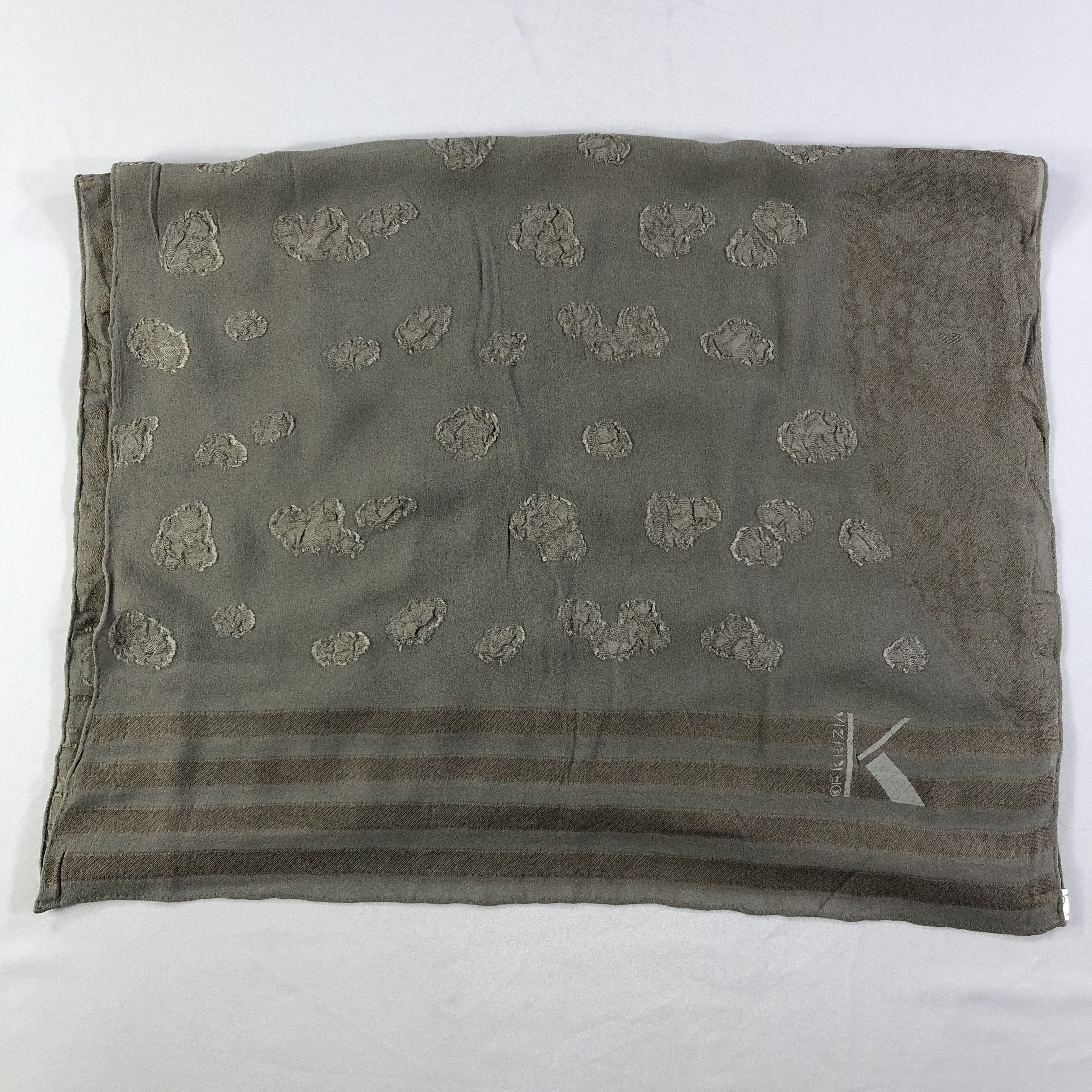 Krizia Uomo × Vintage Vintage Krizia Uomo Silk Scarf Size ONE SIZE - 3 Thumbnail