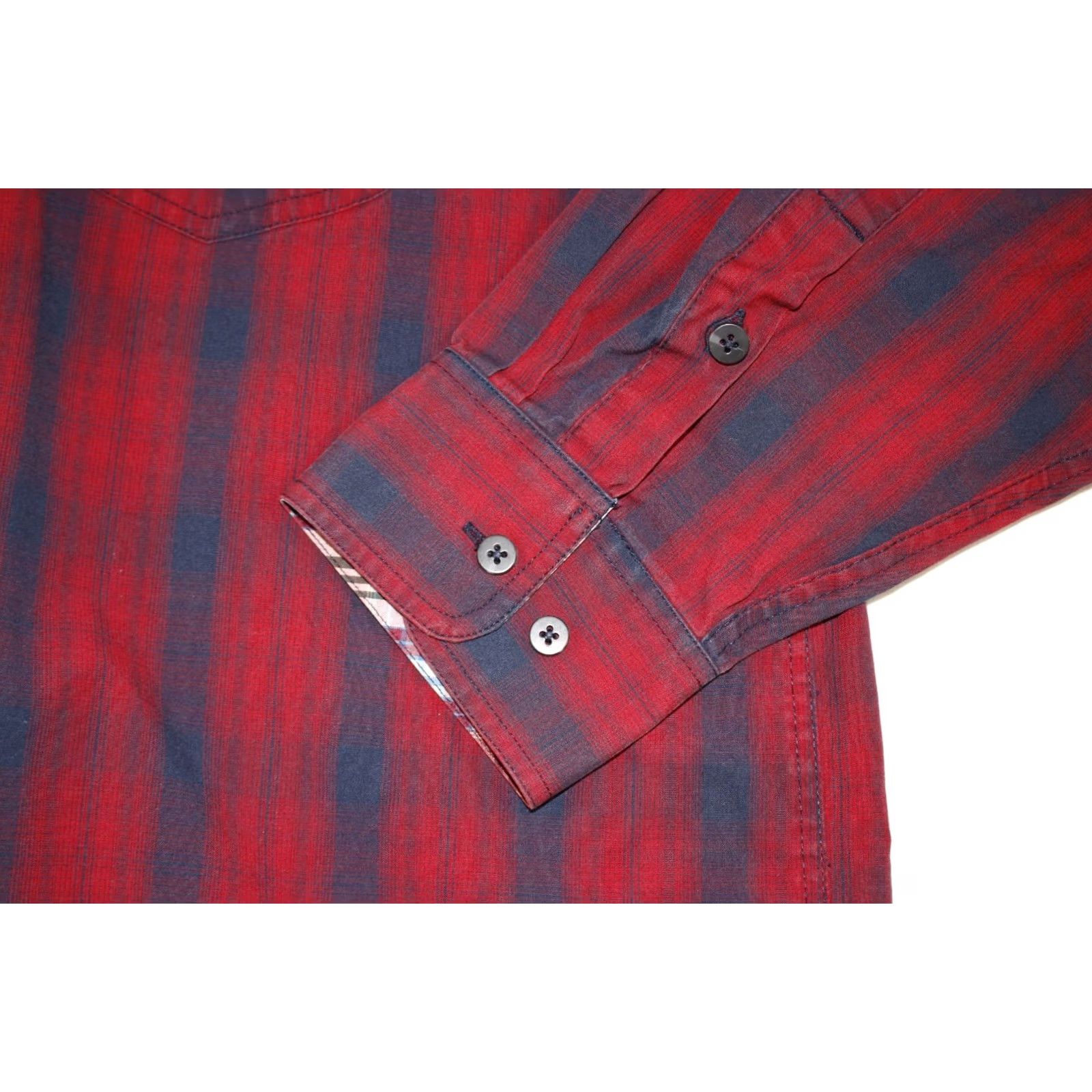 Vintage Panhandle Shirt Men's L Tuf Cooper Performance Button Down Western Rodeo Plaid Red Size US L / EU 52-54 / 3 - 2 Thumbnail