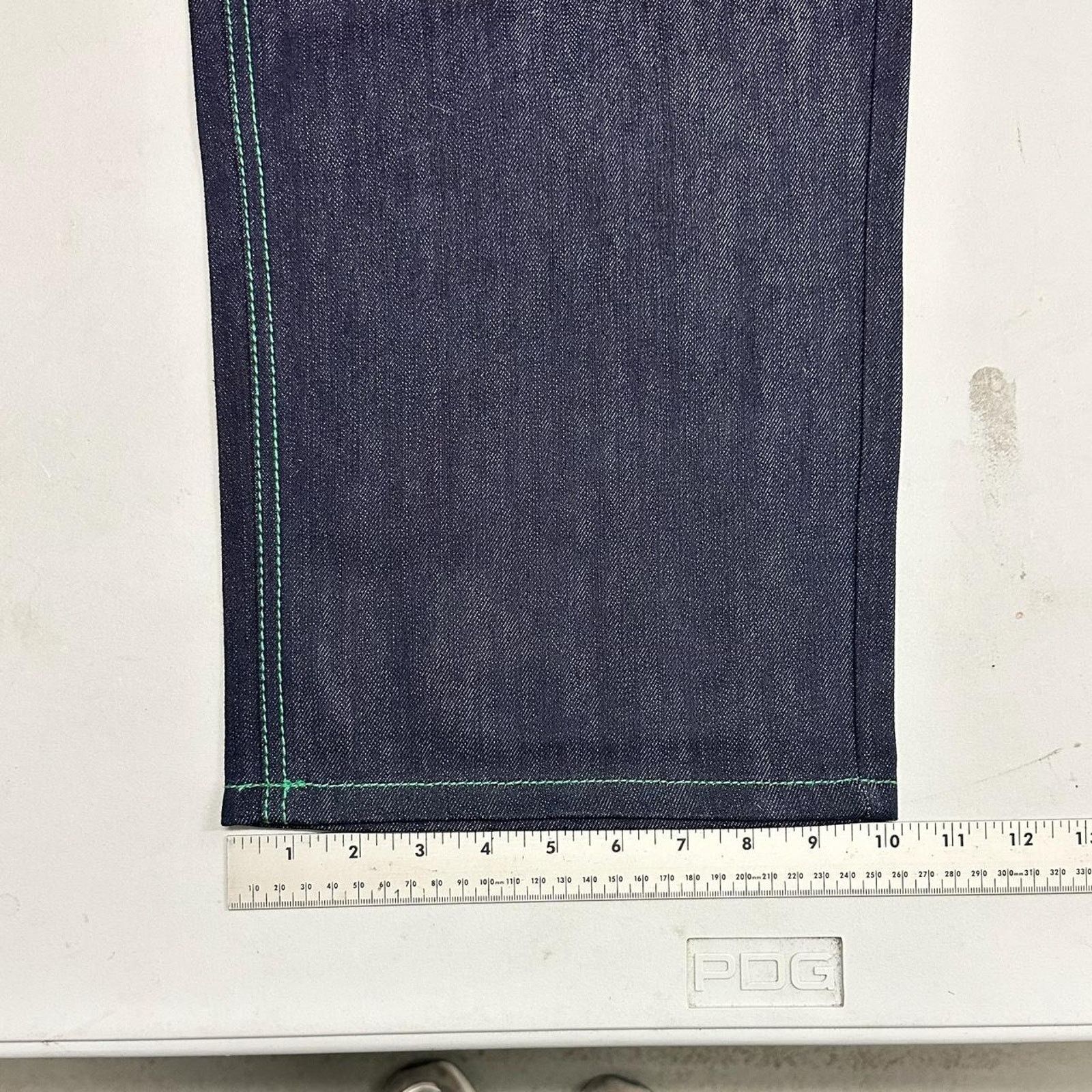 Vintage Vintage Baggy Y2k Blue Raw Denim Design Jeans Men 36x32 Size US 36 / EU 52 - 7 Thumbnail