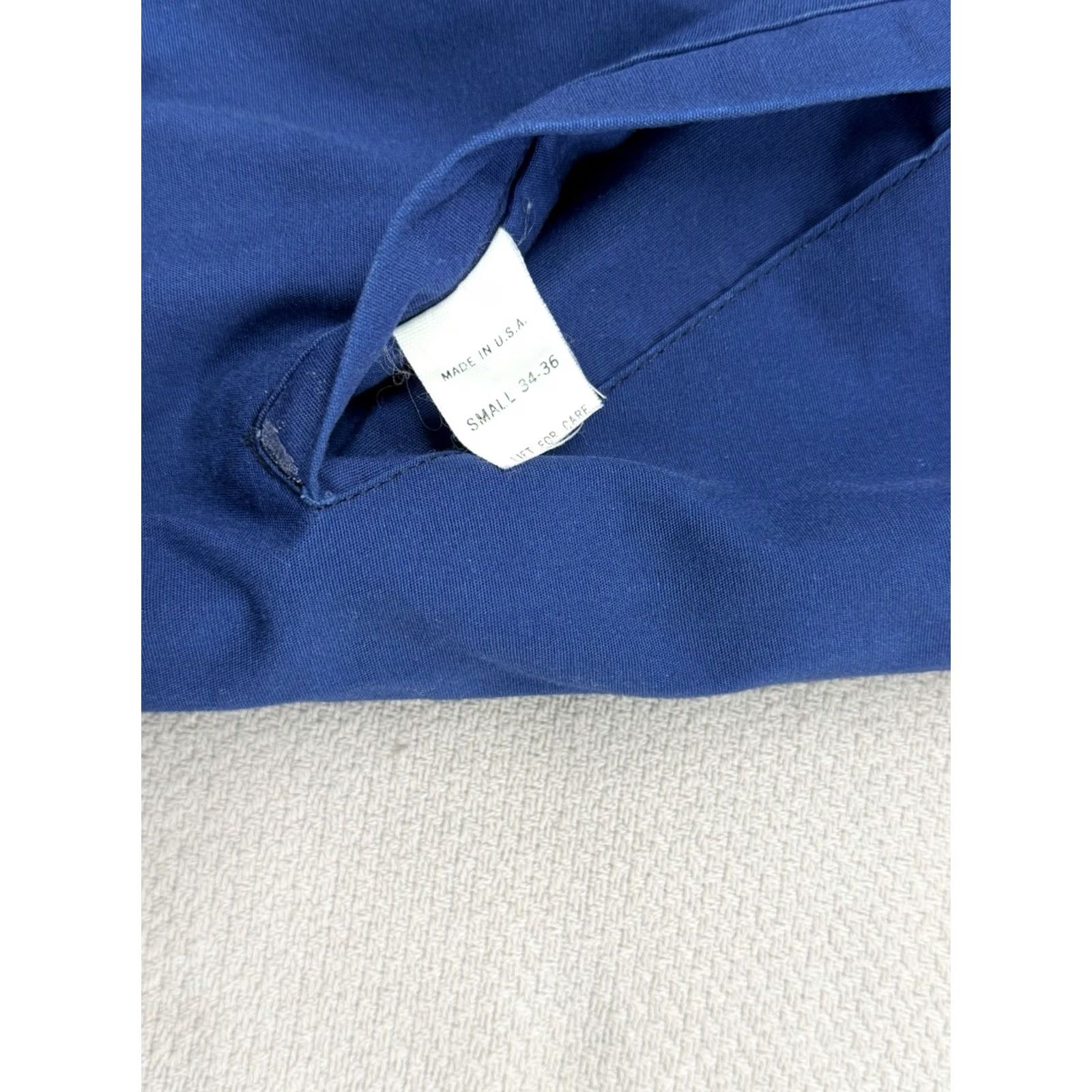 Soffe VINTAGE Soffe US Navy Bomber Jacket Mens Small Blue Reversible Short Zip 90s Navy USA Nautical 40in Chest Seasonal Fall Winter Spring Casual Workwear Size US S / EU 44-46 / 1 - 3 Thumbnail