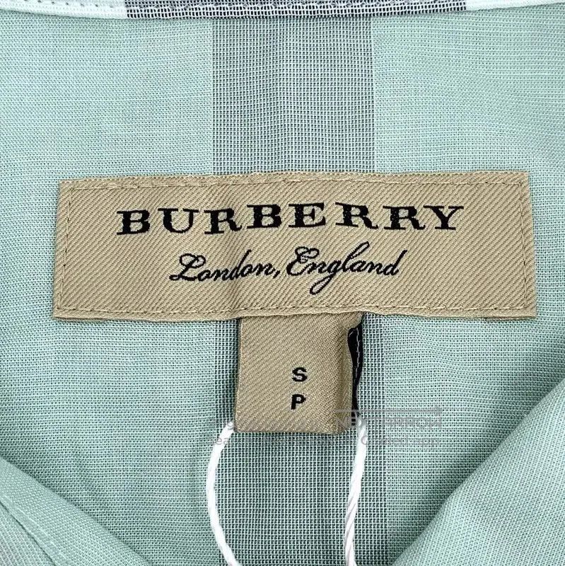 Burberry Burberry Green Cotton Women's Shirt. Size S / US 4 / IT 40 - 5 Thumbnail