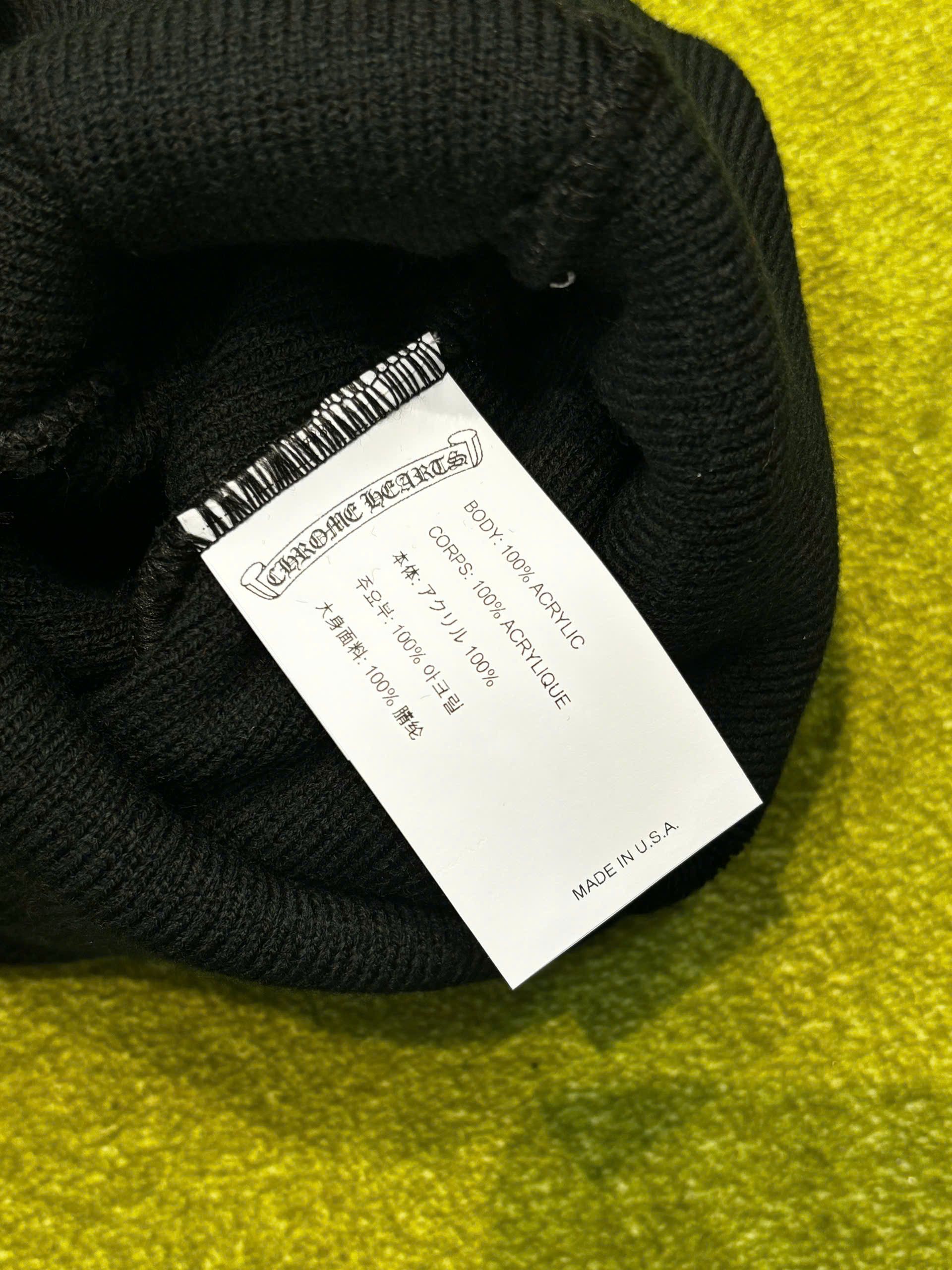 Chrome Hearts CHROME HEARTS Beanie BLACK Size ONE SIZE - 6 Thumbnail