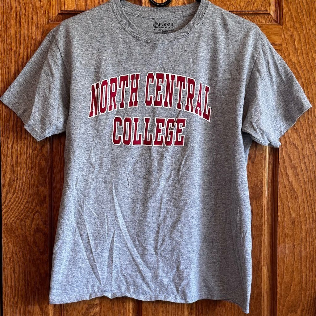 Other North Central College Graphic T-Shirt Gray Unisex XL School Size XL / US 12-14 / IT 48-50 - 1 Thumbnail