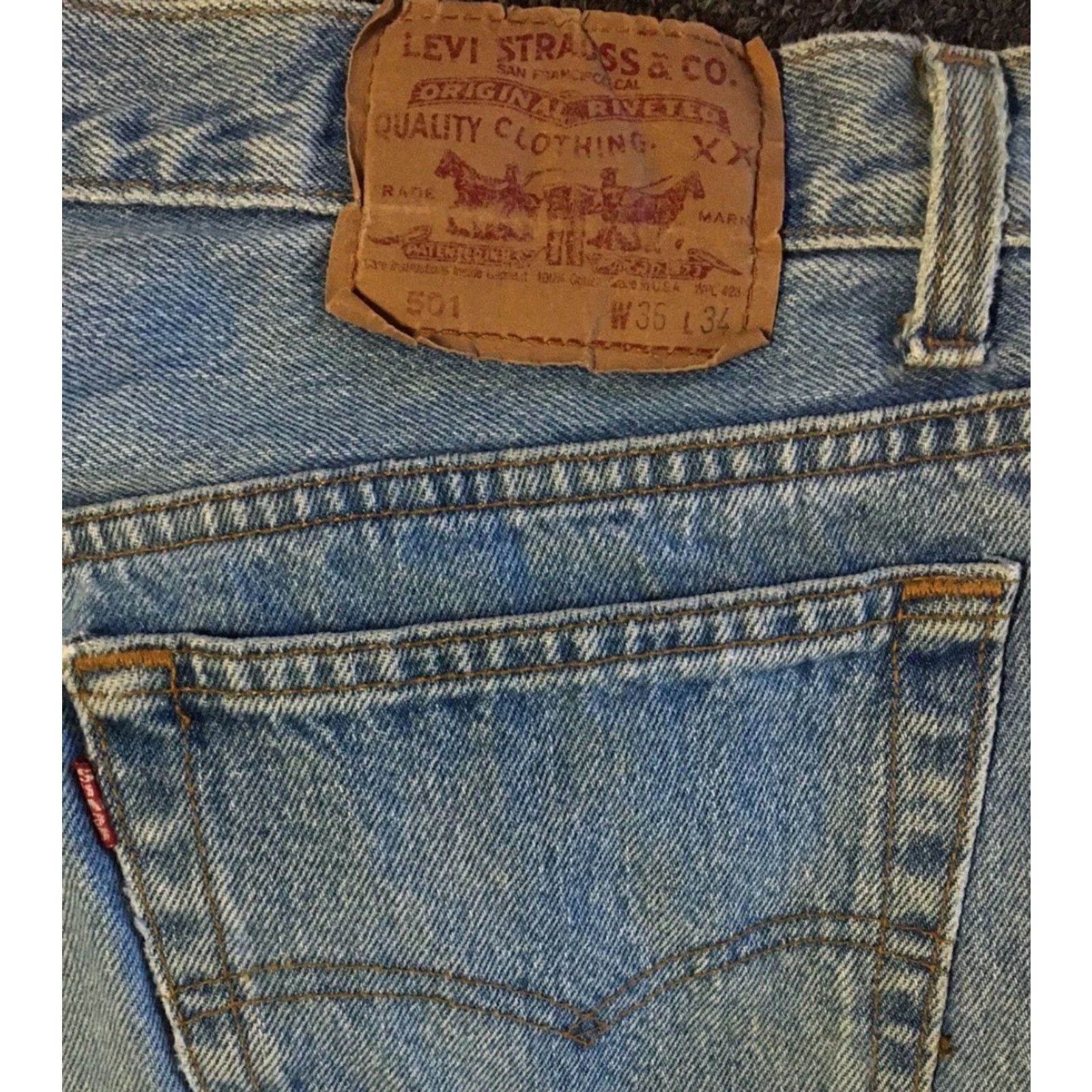Levi's VINTAGE Levi's 501 Jeans Shirt? Size US 36 / EU 52 - 3 Thumbnail