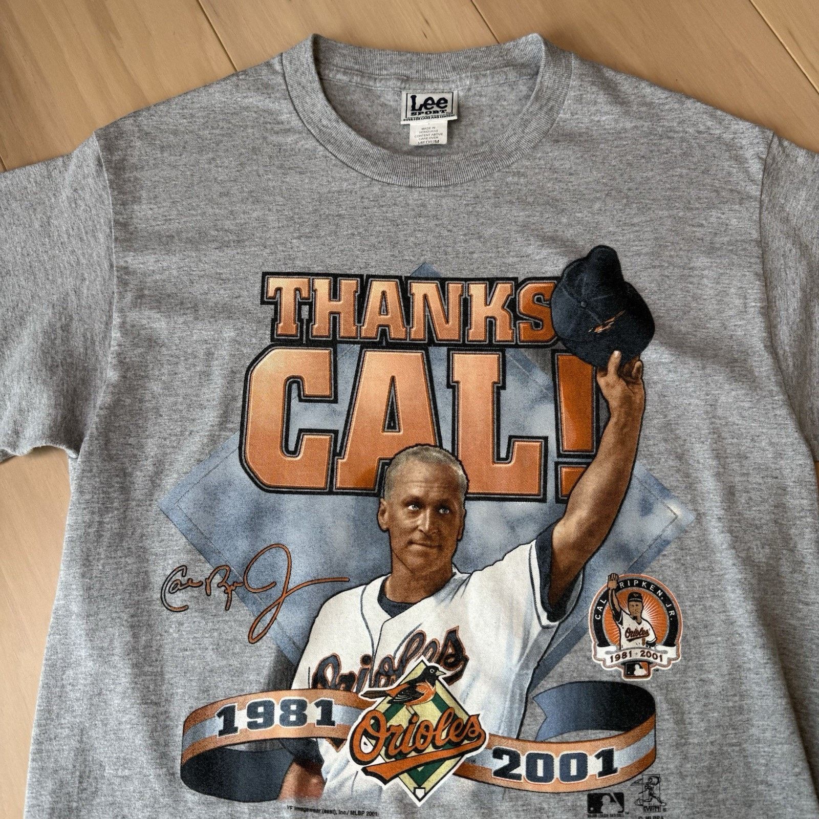 Vintage Vintage Cal Ripken JR Shirt Medium Gray Y2K MLB Lee Sport Size US M / EU 48-50 / 2 - 4 Thumbnail