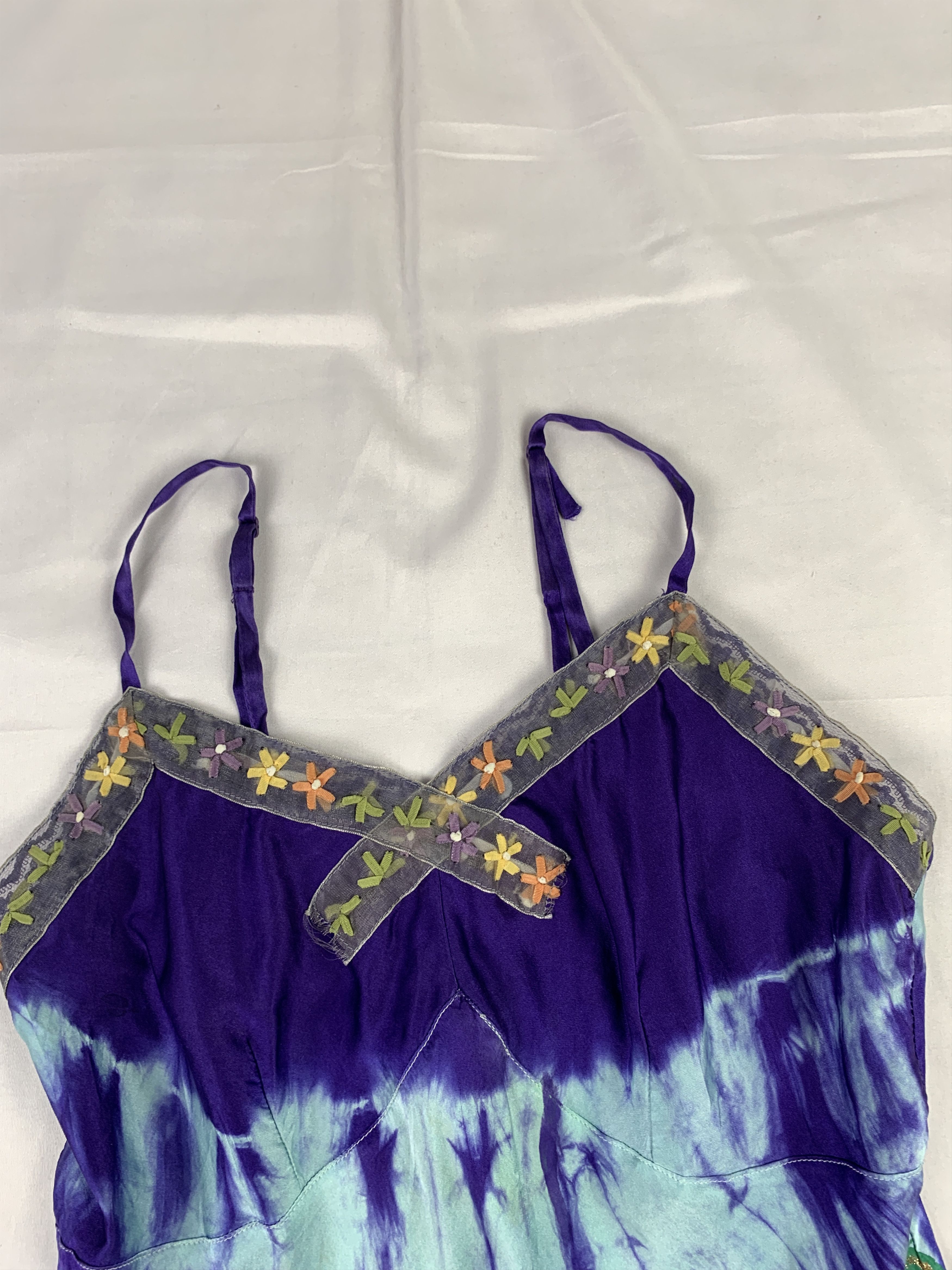 Guess 2000s Guess LA Tie Dye Quotes Cami Top (M) Size M / US 6-8 / IT 42-44 - 6 Thumbnail
