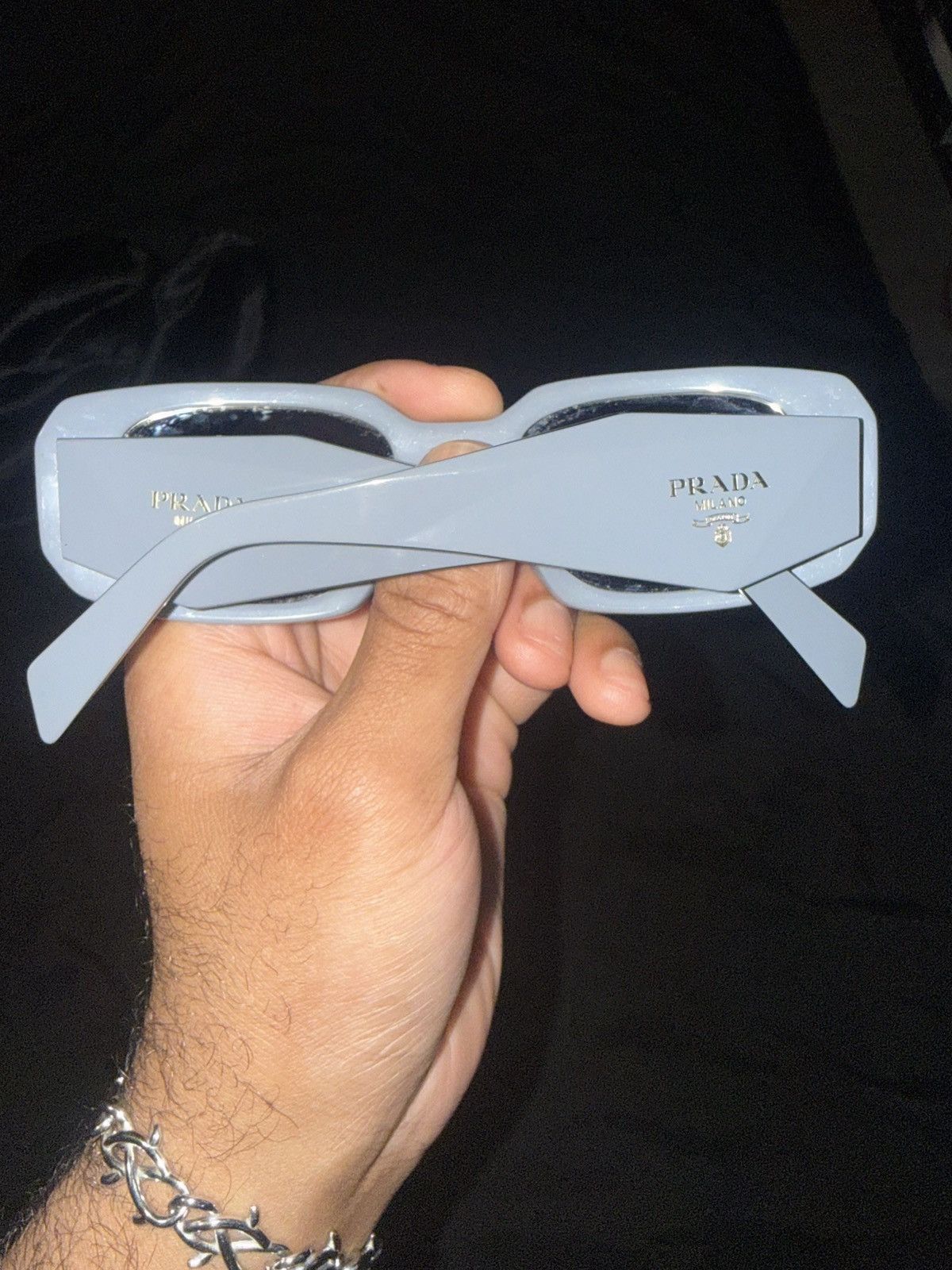Prada Prada PR 17WS Sunglasses Gray Size ONE SIZE - 14 Thumbnail