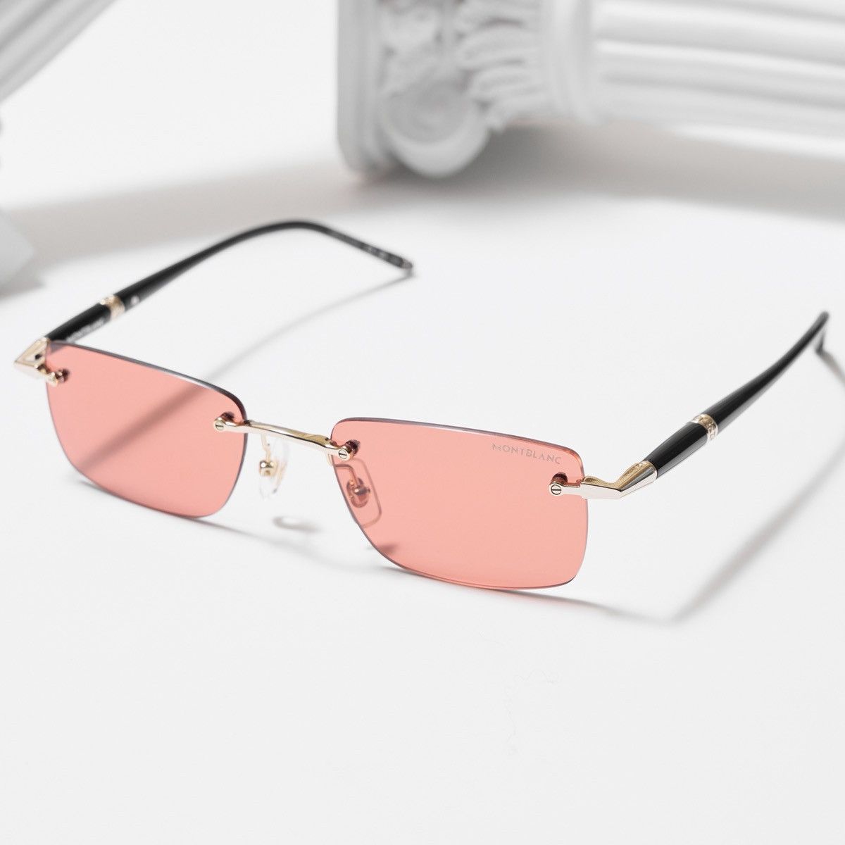 Montblanc MONTBLANC MB0344S 007 SUNGLASSES Size ONE SIZE - 2 Thumbnail