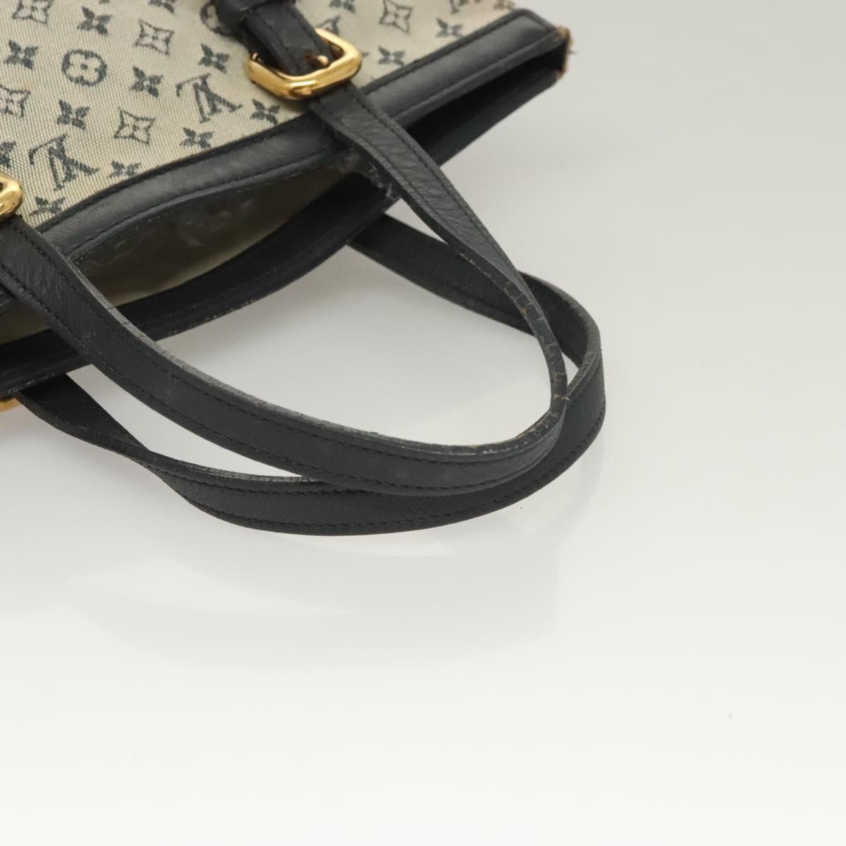 Louis Vuitton LOUIS VUITTON Monogram Mini Françoise Tote Bag Blue M92208 Size ONE SIZE - 7 Thumbnail