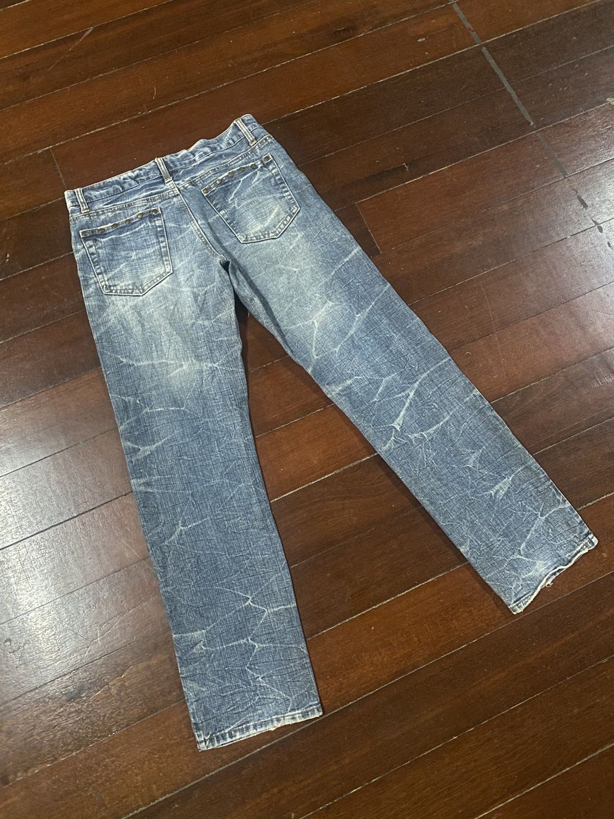 If Six Was Nine Rare design BACK RUSH style studded metal PUNK distressed Size US 34 / EU 50 - 9 Thumbnail