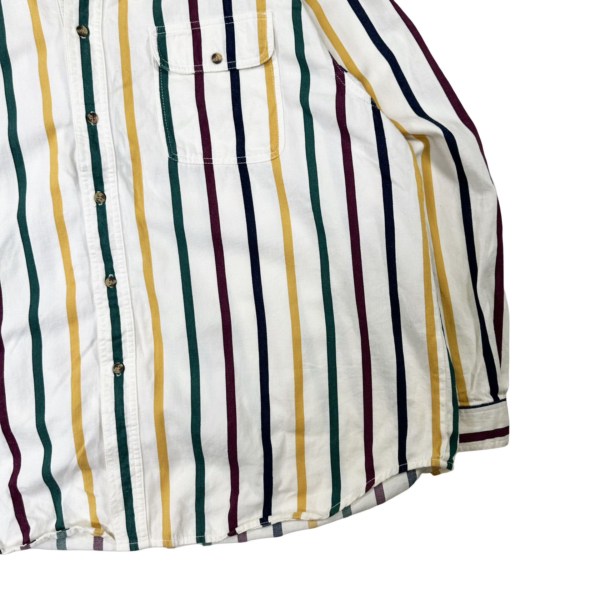 Vintage Vintage 90s Striped Button Up Long Sleeve Shirt Size US XXL / EU 58 / 5 - 3 Thumbnail