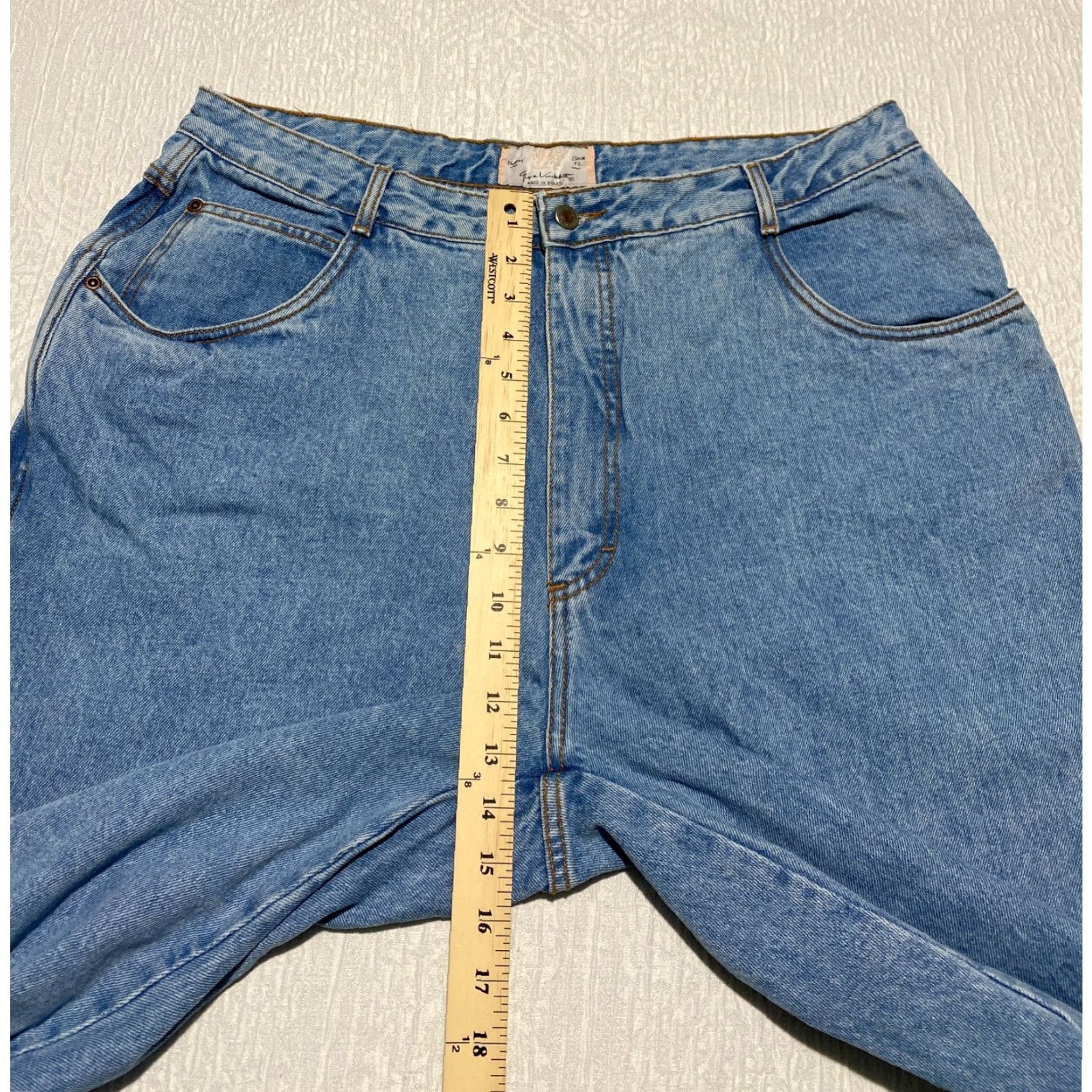 Gloria Vanderbilt VINTAGE Gloria Vanderbilt Jeans Womens 24W Newport Classic Fit Tapered Blue Denim Size 25" / US 0 / IT 36 - 6 Thumbnail