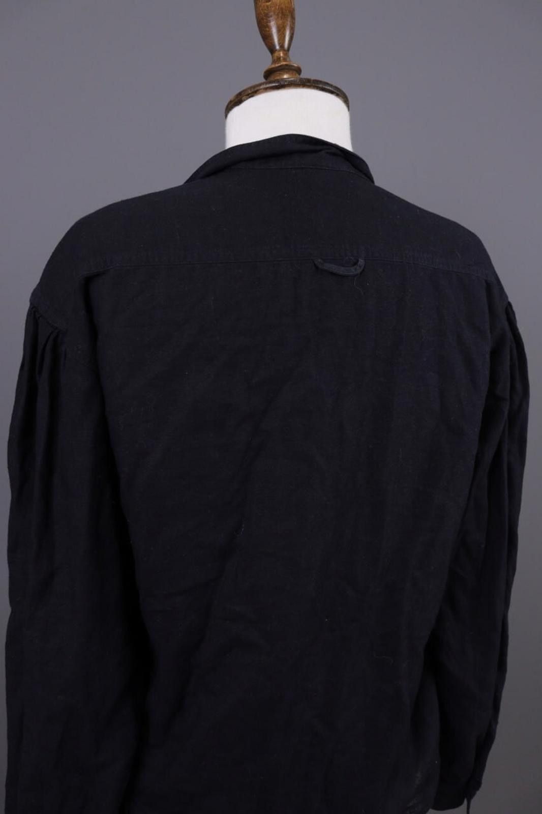 Christian Dior Monsieur Mondi Black Linen Full Zip Lagenlook Jacket Size 38 Size M / US 6-8 / IT 42-44 - 9 Thumbnail