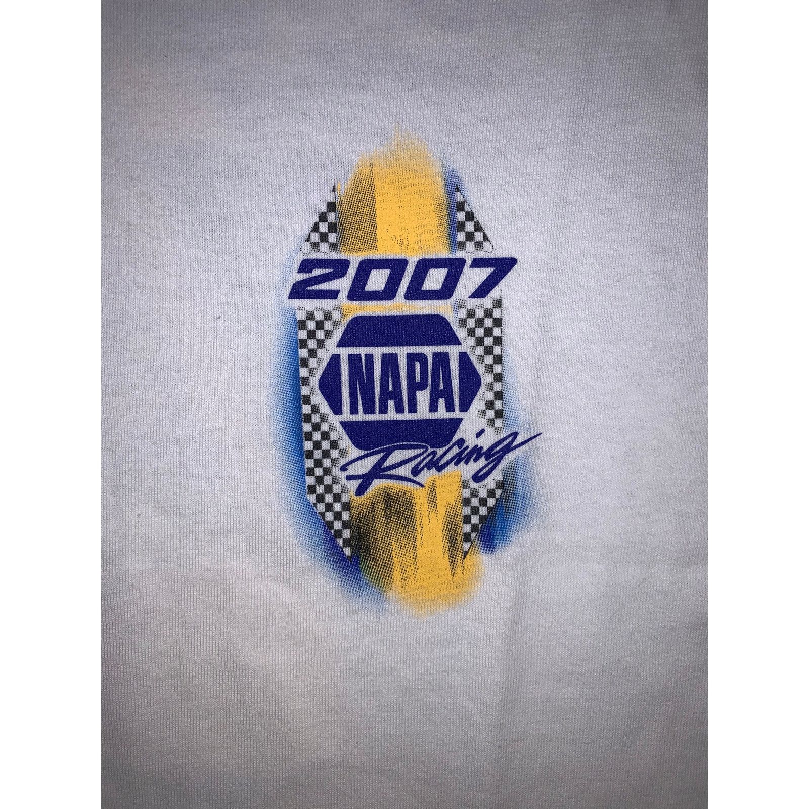 Jerzees NAPA Racing 2007 T Shirt Large White NASCAR Jerzees Racing Size US L / EU 52-54 / 3 - 4 Thumbnail