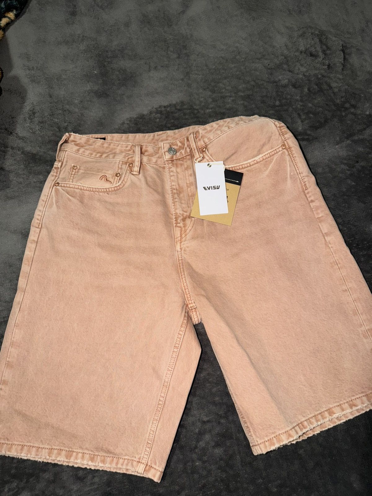 Evisu × Palace Palace x Evisu Pink Wash Jean Shorts Size US 32 / EU 48 - 1 Thumbnail