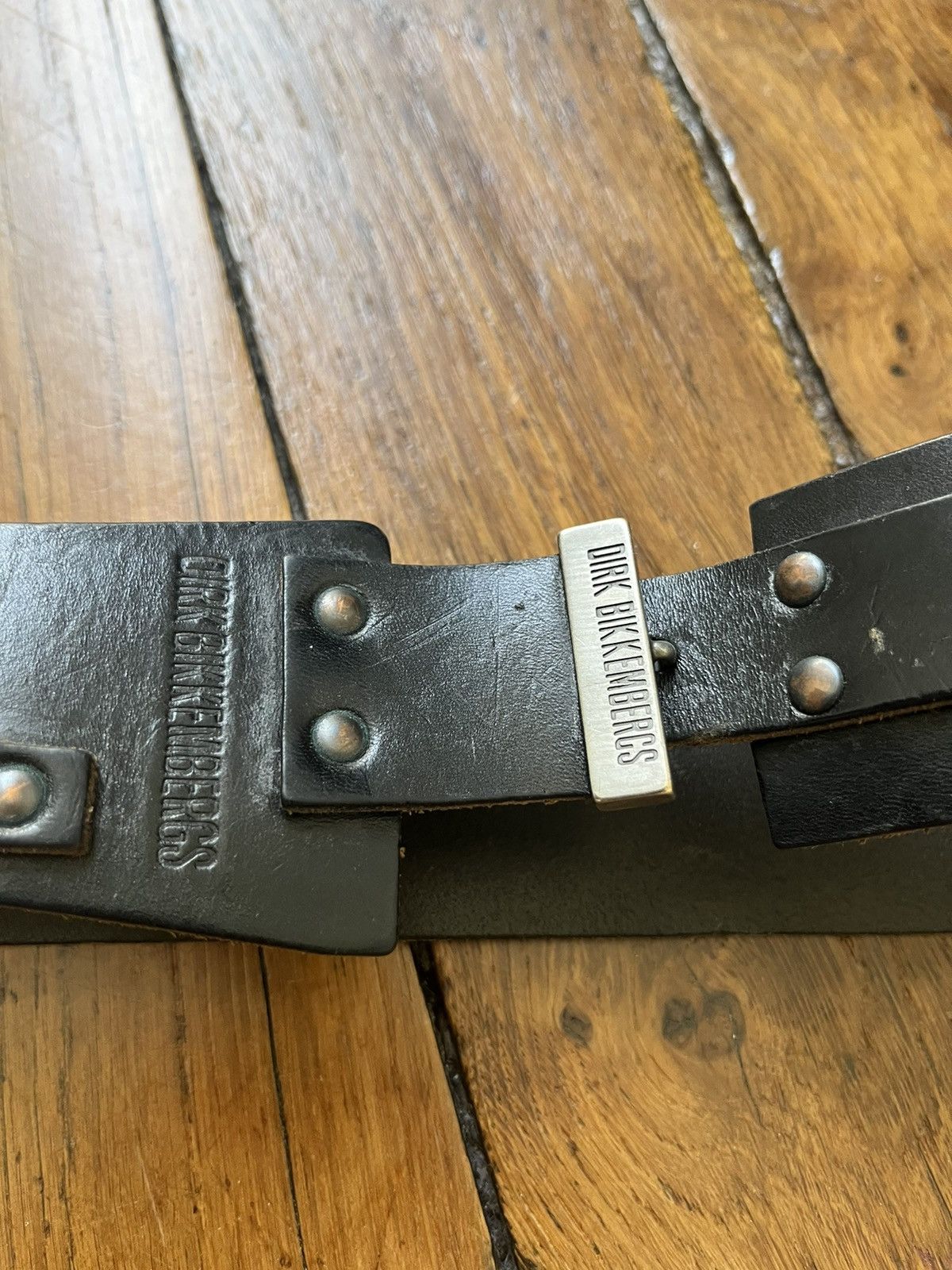 Dirk Bikkembergs 1990s Leather Belt Size ONE SIZE - 4 Thumbnail