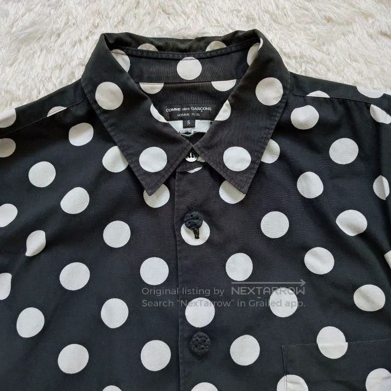 Comme des Garcons Comme des Garcons Black Polka Dot Shirt Size US S / EU 44-46 / 1 - 2 Thumbnail