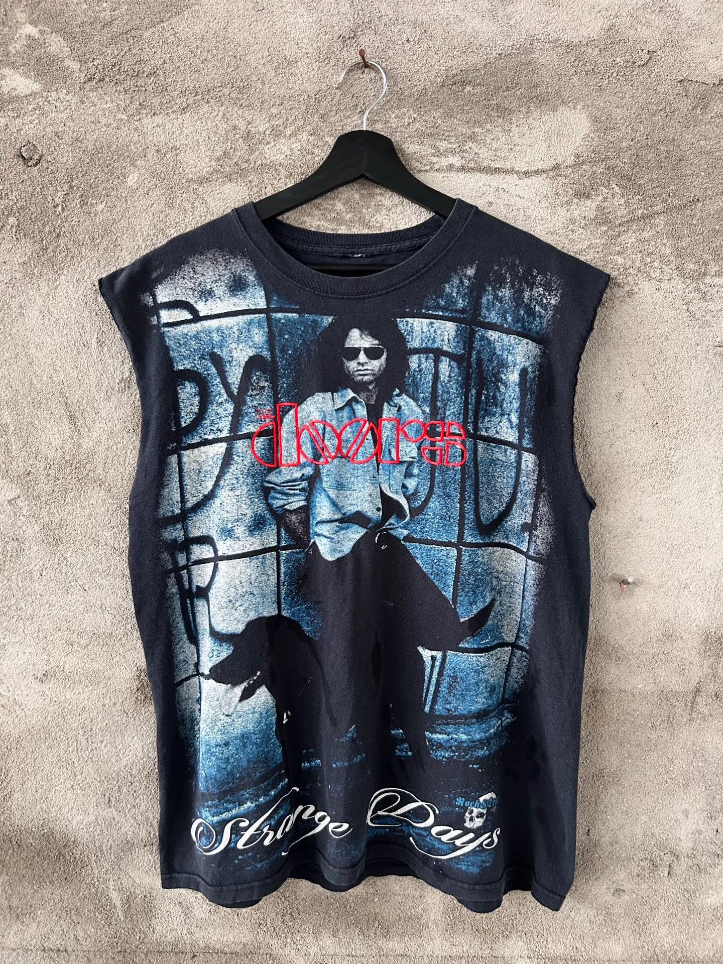 Vintage Vintage The Doors 90s Sleeveless Tee Size US XL / EU 56 / 4 - 1 Thumbnail